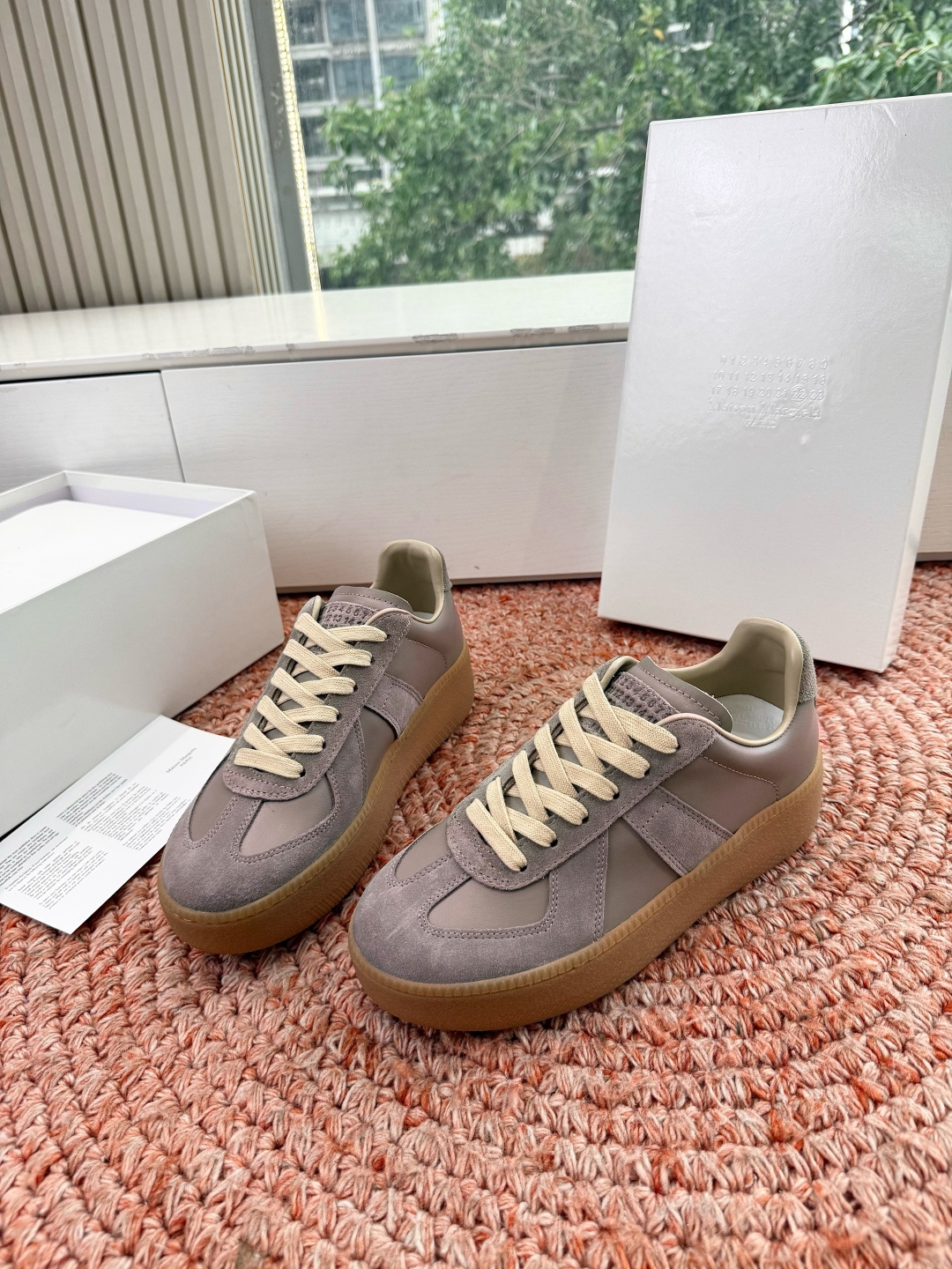 🌾G035顶级版本 代购级别马吉拉饼干鞋MaisonMargiela MM6德训休闲鞋💥鬼才设计师品牌，