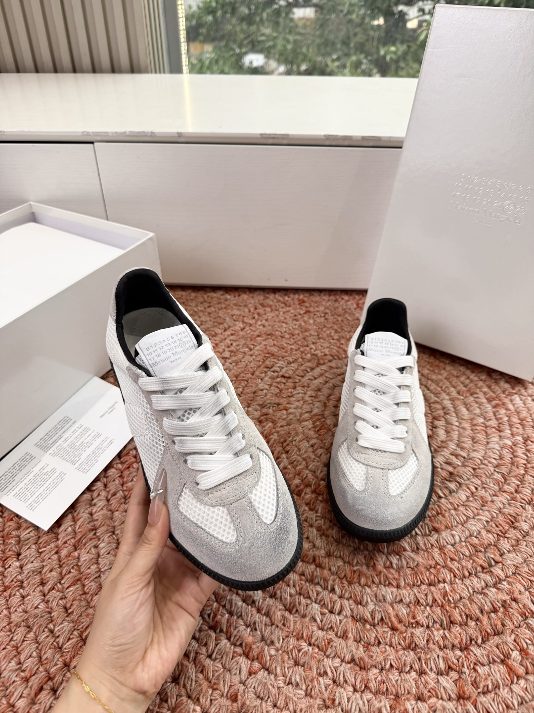 🌾G035顶级版本 代购级别马吉拉饼干鞋MaisonMargiela MM6德训休闲鞋💥鬼才设计师品牌，