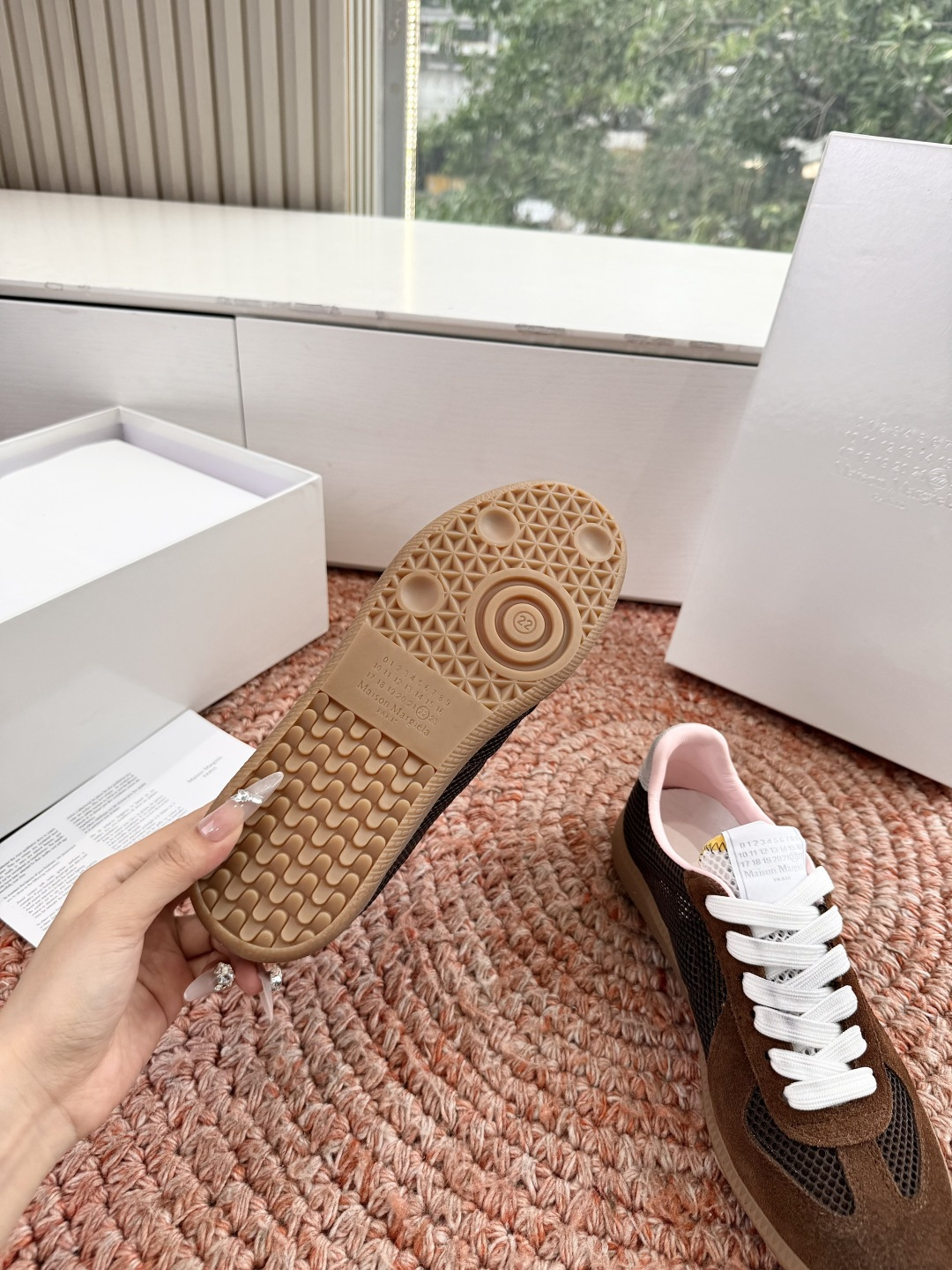 🌾G035顶级版本 代购级别马吉拉饼干鞋MaisonMargiela MM6德训休闲鞋💥鬼才设计师品牌，