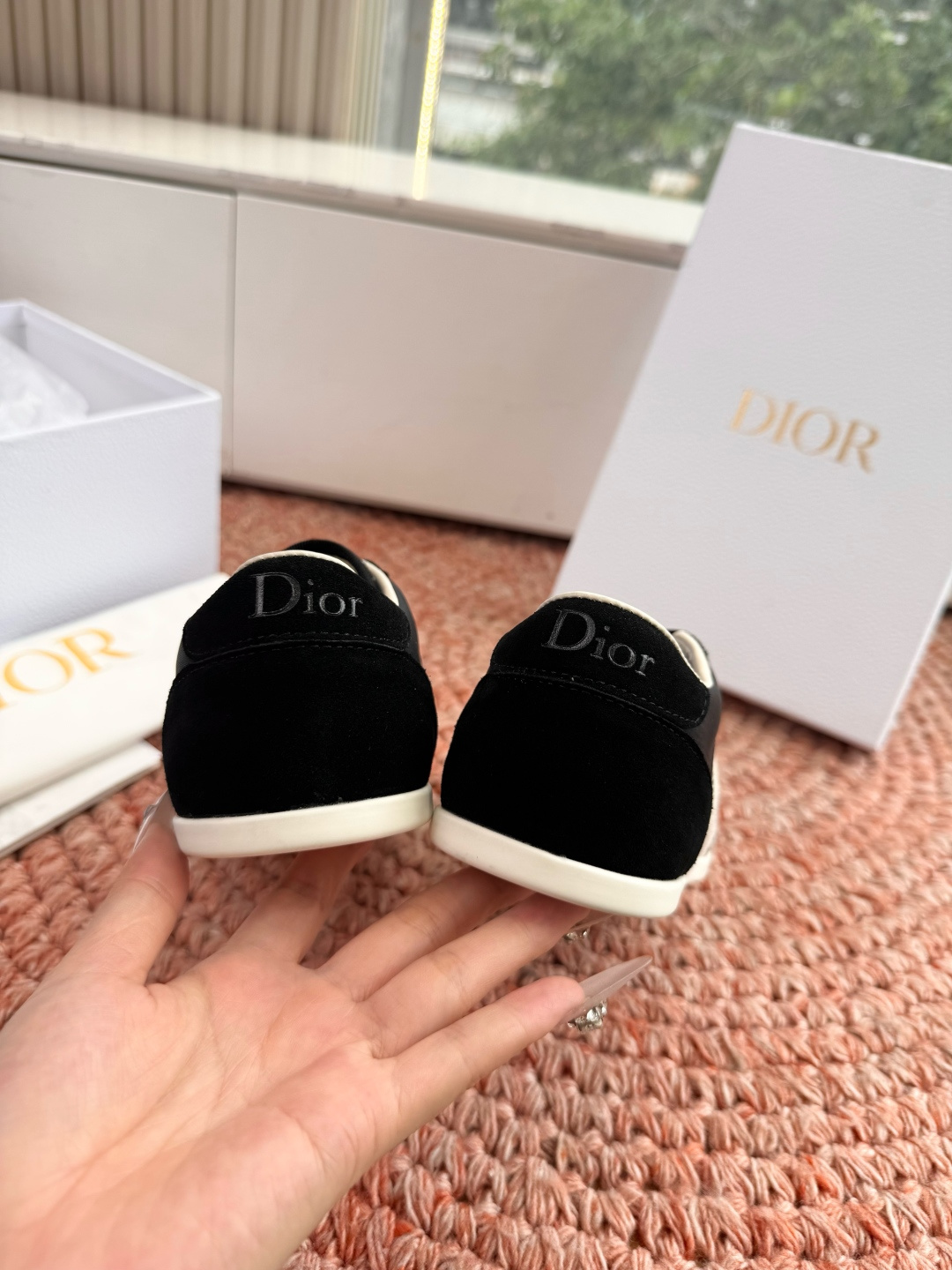 🌾G133顶级品质Dior迪奥 最新Ribbon系列 休闲 运动鞋 德训鞋 这款 Dior Ribbon