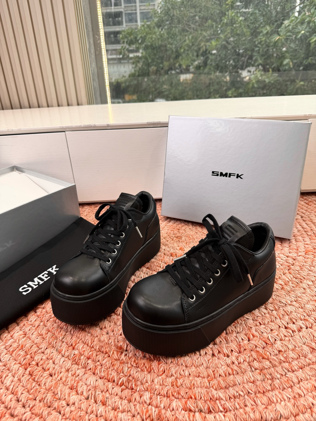 🌾所见即所得G029顶级版SMFK十字2026早春新款厚底运动鞋👟专柜断货王，一眼心动💓质感拉满，上脚无