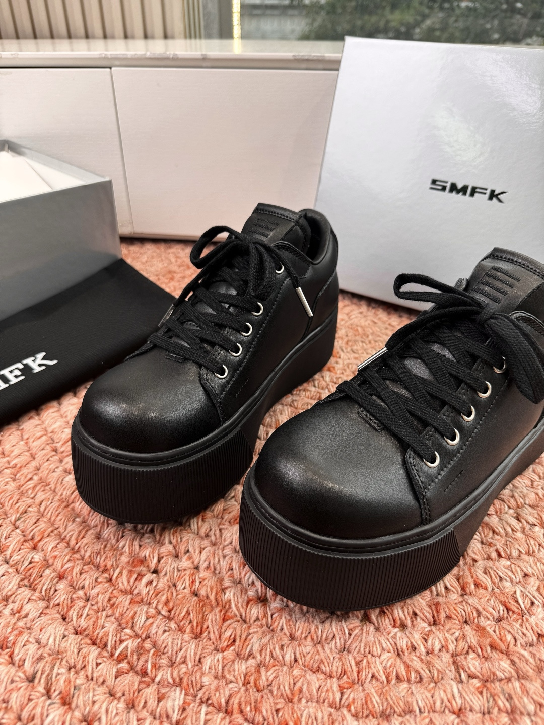 🌾所见即所得G029顶级版SMFK十字2026早春新款厚底运动鞋👟专柜断货王，一眼心动💓质感拉满，上脚无
