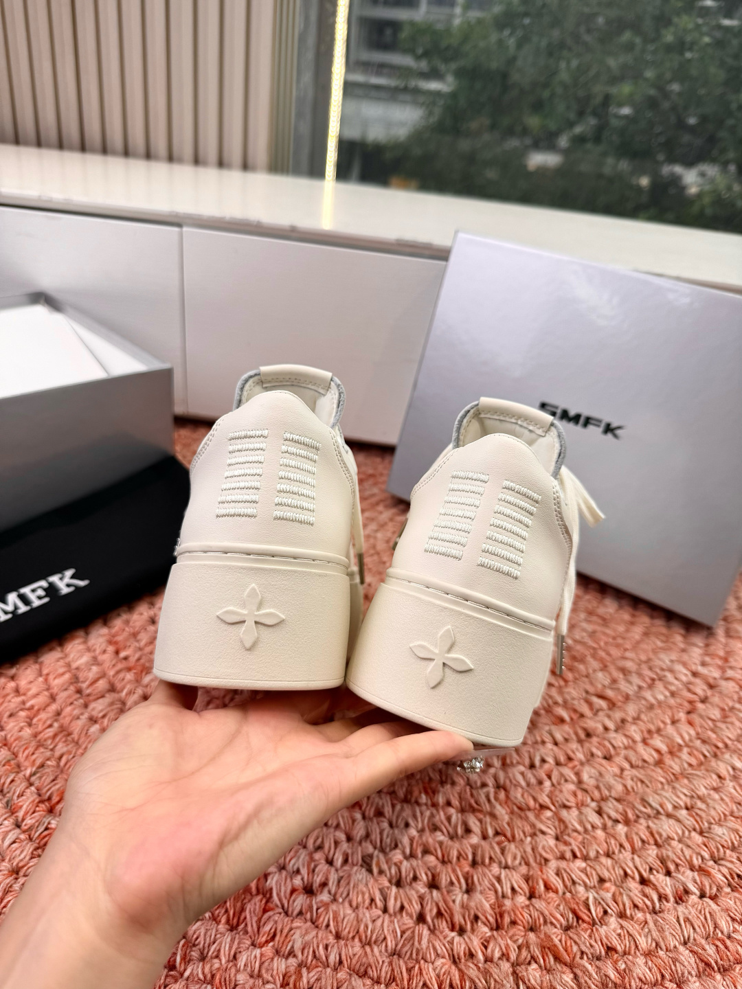 🌾所见即所得G029顶级版SMFK十字2026早春新款厚底运动鞋👟专柜断货王，一眼心动💓质感拉满，上脚无