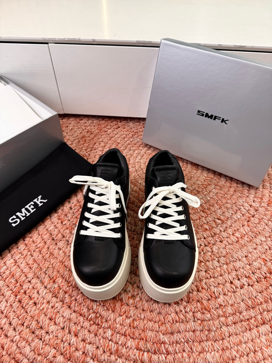 🌾所见即所得G029顶级版SMFK十字2026早春新款厚底运动鞋👟专柜断货王，一眼心动💓质感拉满，上脚无