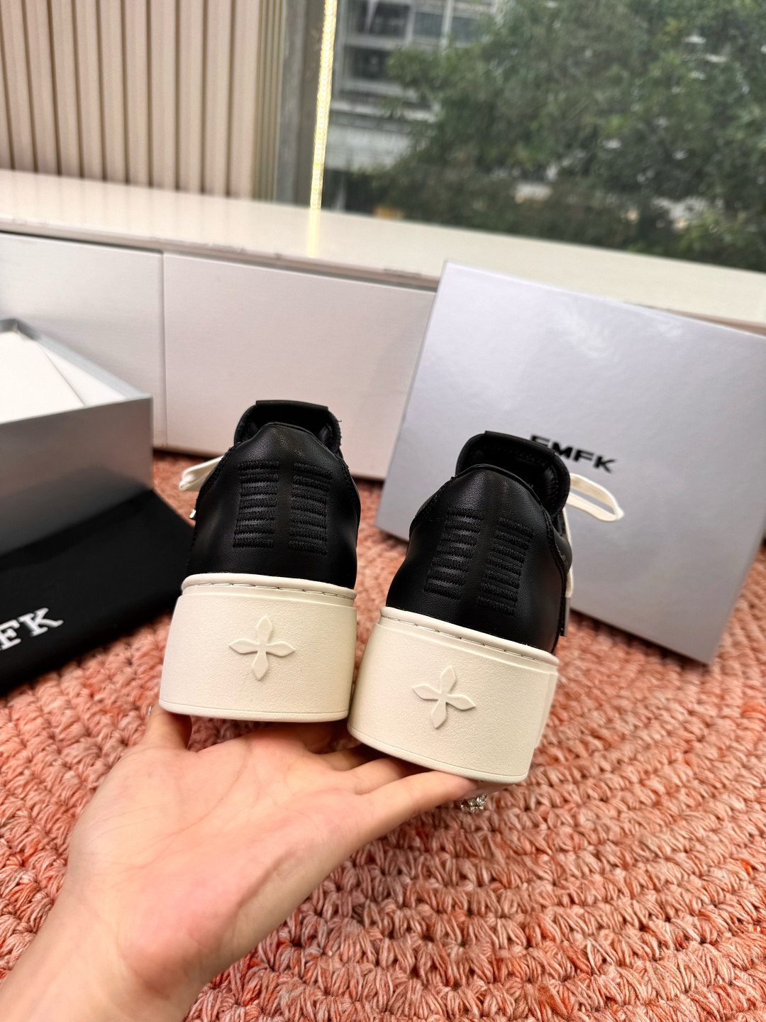 🌾所见即所得G029顶级版SMFK十字2026早春新款厚底运动鞋👟专柜断货王，一眼心动💓质感拉满，上脚无