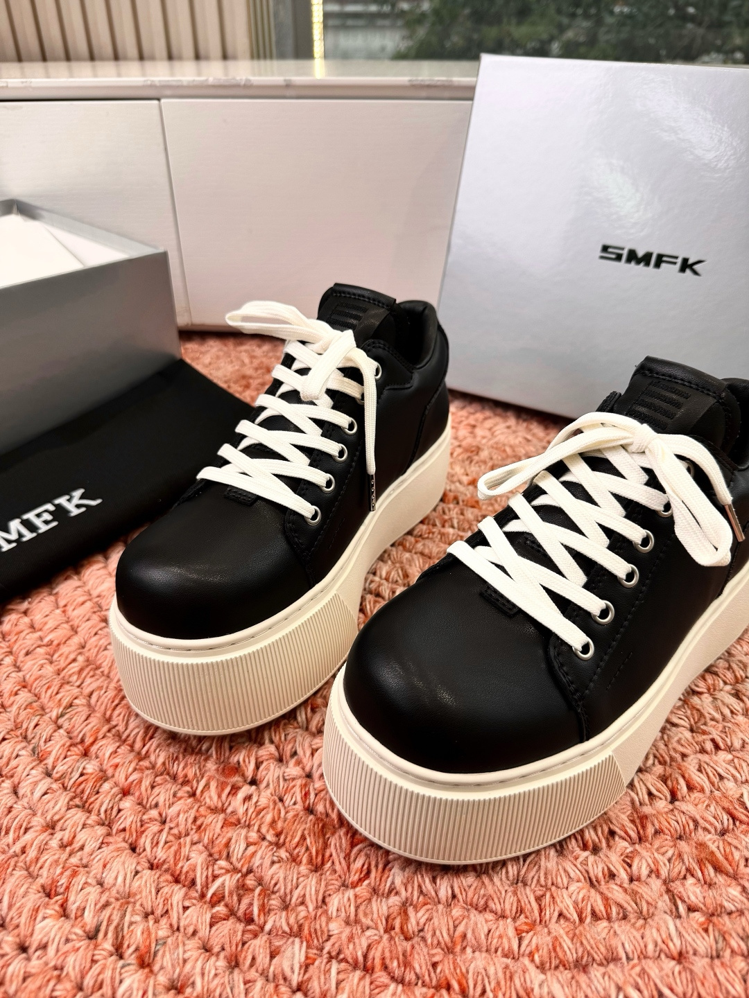 🌾所见即所得G029顶级版SMFK十字2026早春新款厚底运动鞋👟专柜断货王，一眼心动💓质感拉满，上脚无