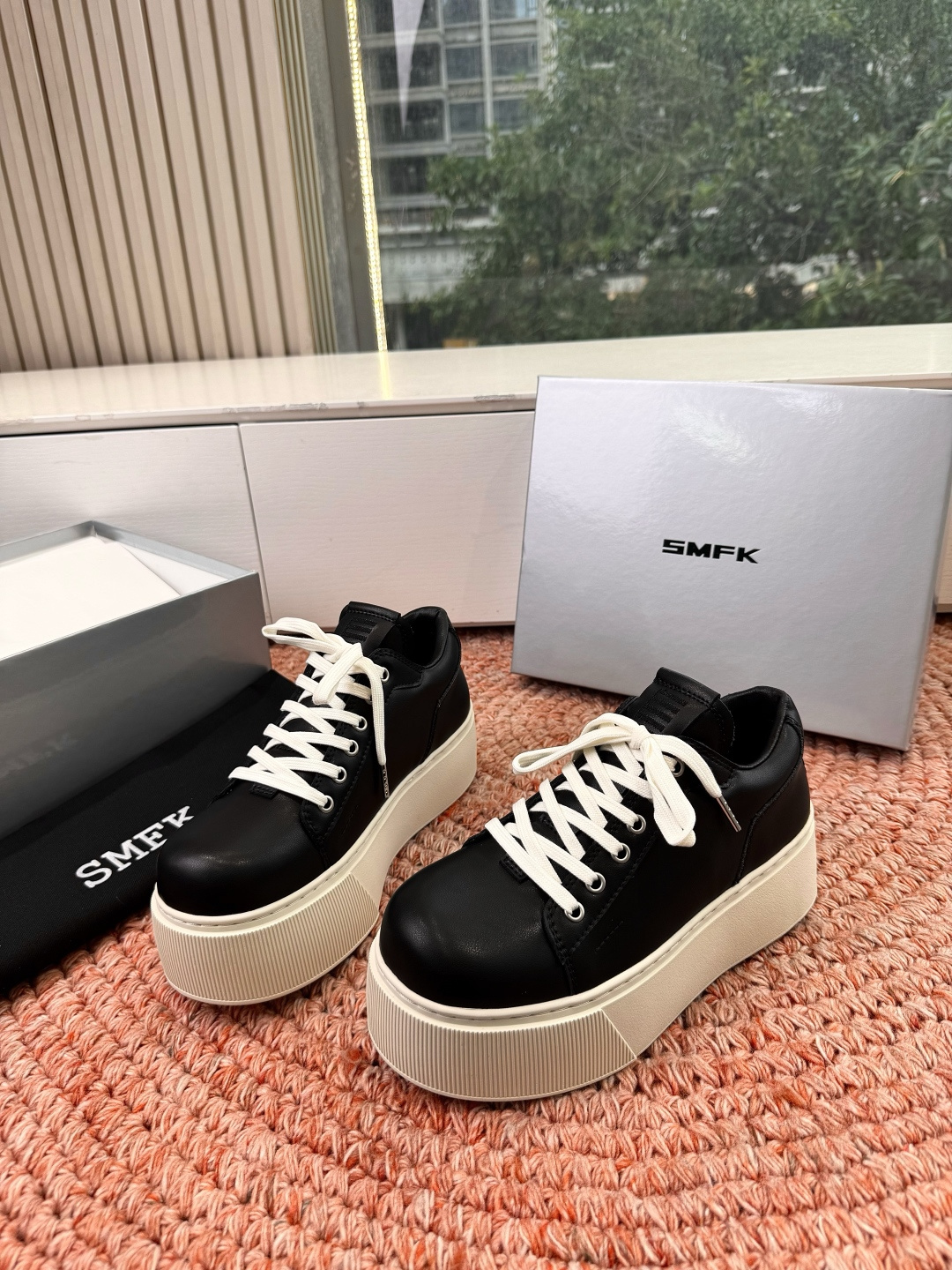 🌾所见即所得G029顶级版SMFK十字2026早春新款厚底运动鞋👟专柜断货王，一眼心动💓质感拉满，上脚无