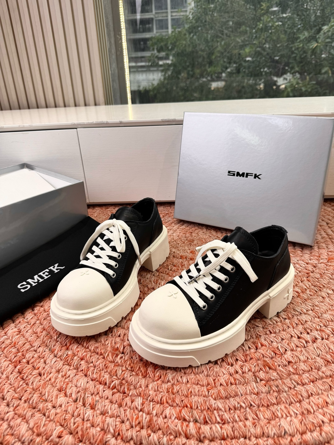 🌾所见即所得G029顶级版SMFK十字2026早春新款厚底运动鞋👟专柜断货王，一眼心动💓质感拉满，上脚无