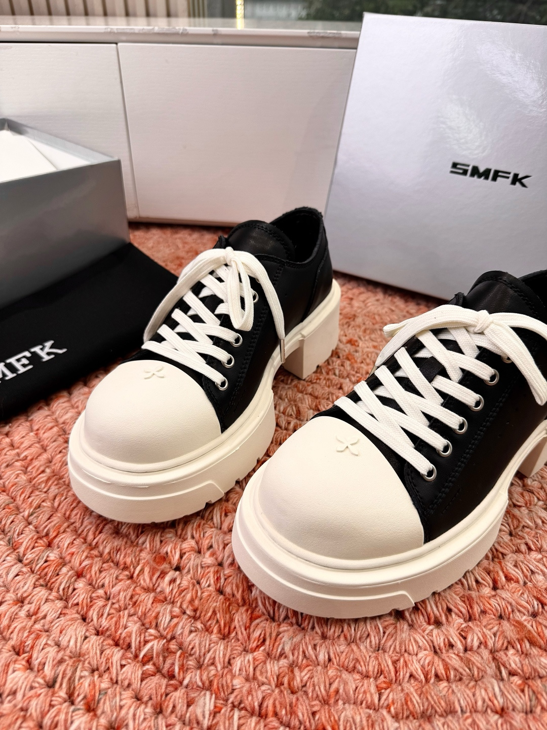 🌾所见即所得G029顶级版SMFK十字2026早春新款厚底运动鞋👟专柜断货王，一眼心动💓质感拉满，上脚无