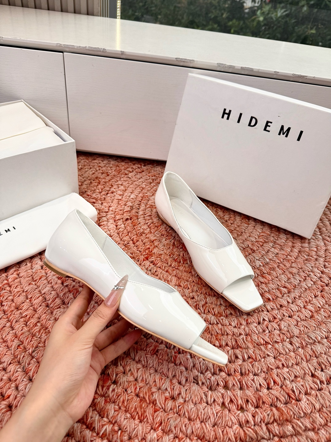 🌾G213顶级HIDEMI 进口鱼嘴镂空漏趾小坡跟增高单鞋这是一个用最好的材质来制作极简风的品牌，非常用