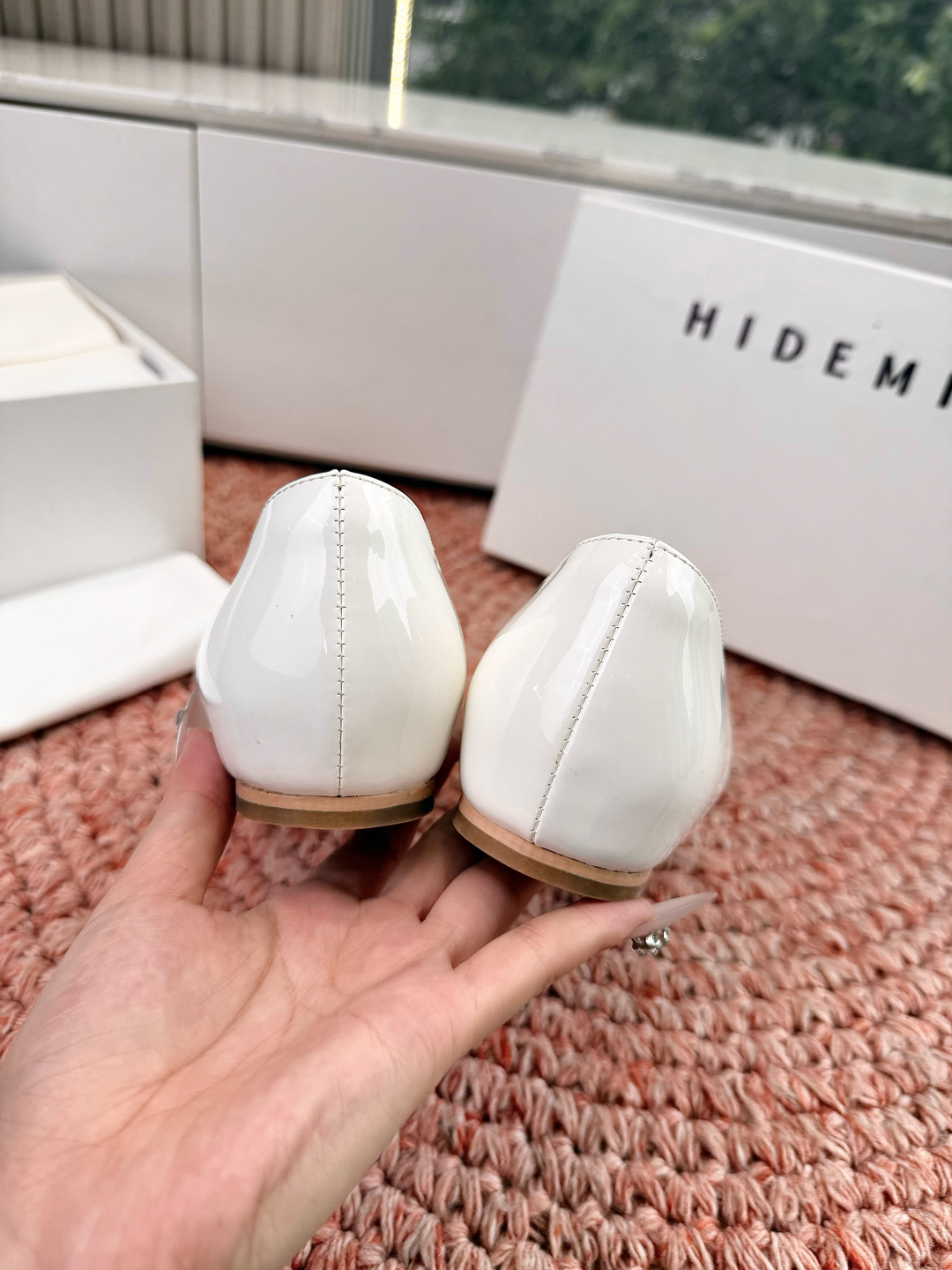 🌾G213顶级HIDEMI 进口鱼嘴镂空漏趾小坡跟增高单鞋这是一个用最好的材质来制作极简风的品牌，非常用