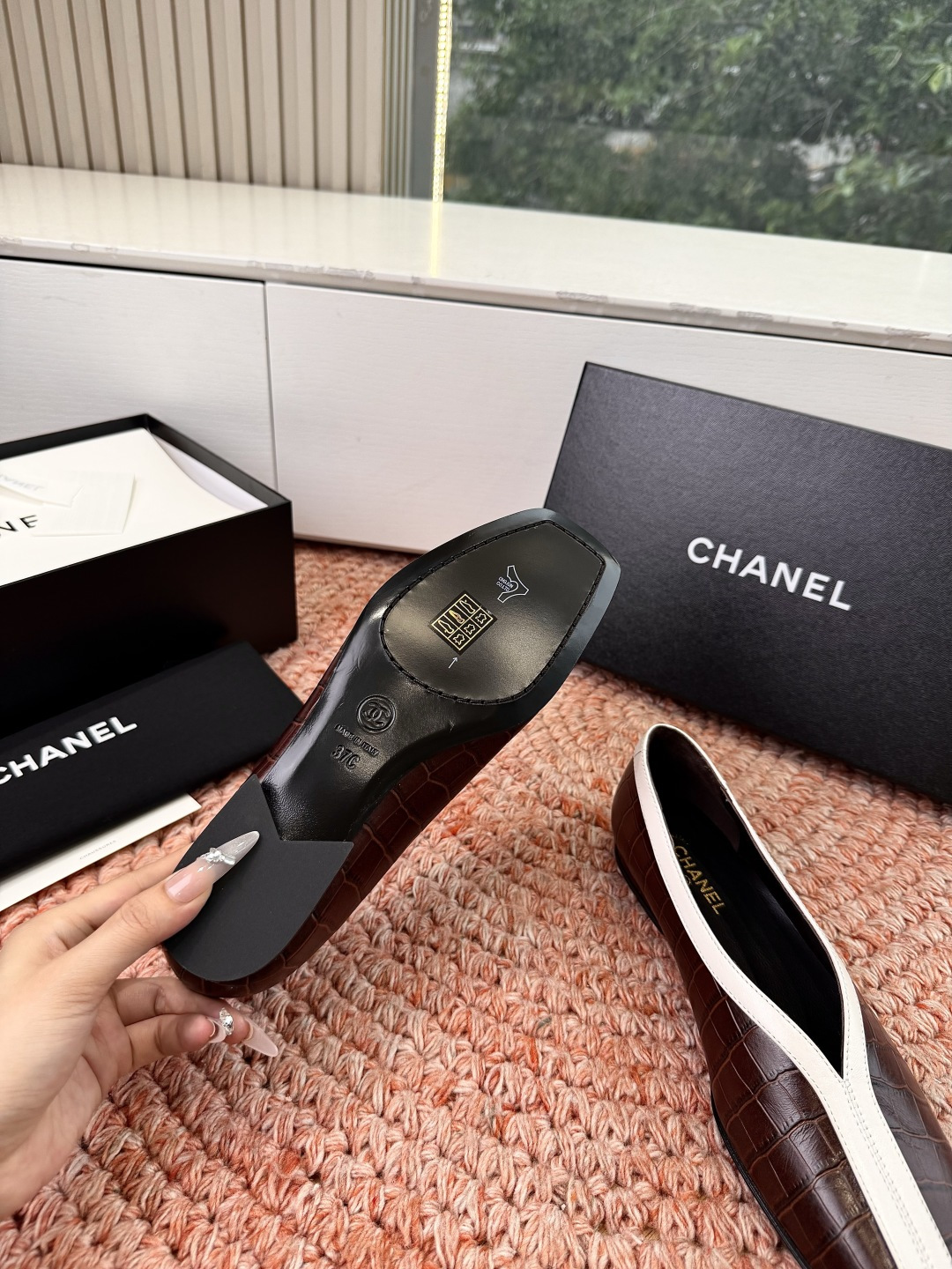🌾G238所见即所得代购级CHANE*2026香奈儿早春爆品编织玛丽珍包头单鞋妥妥的自留款！！比经典款S