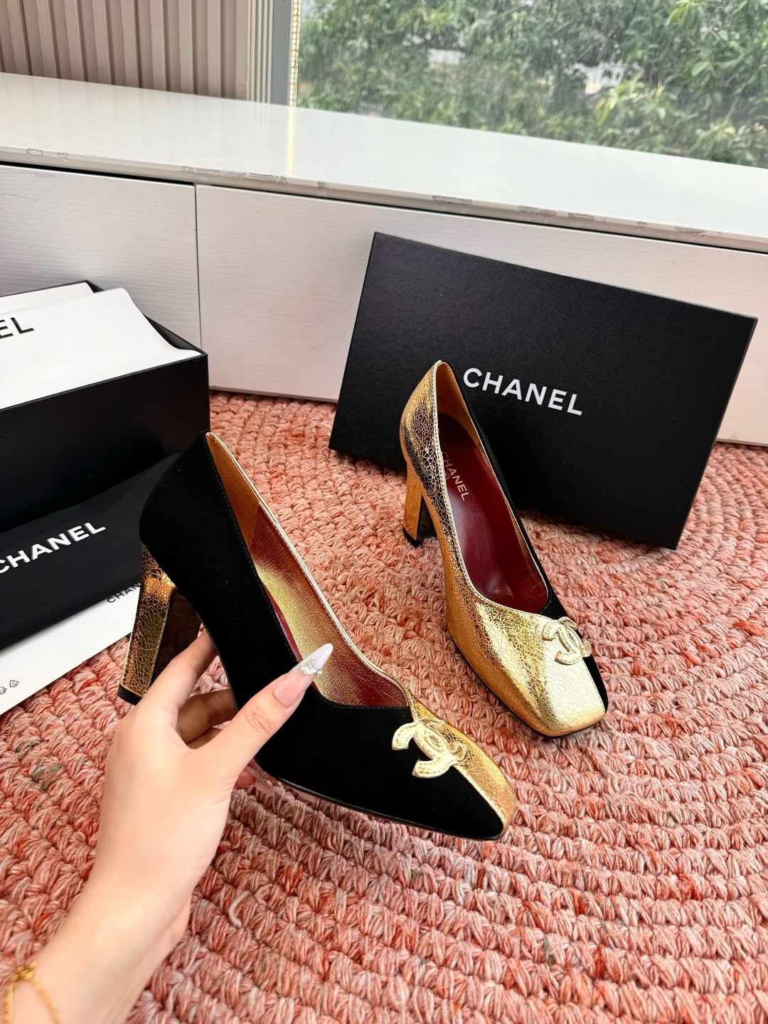 🌾G238所见即所得代购级CHANE*2026香奈儿早春爆品编织玛丽珍包头单鞋妥妥的自留款！！比经典款S