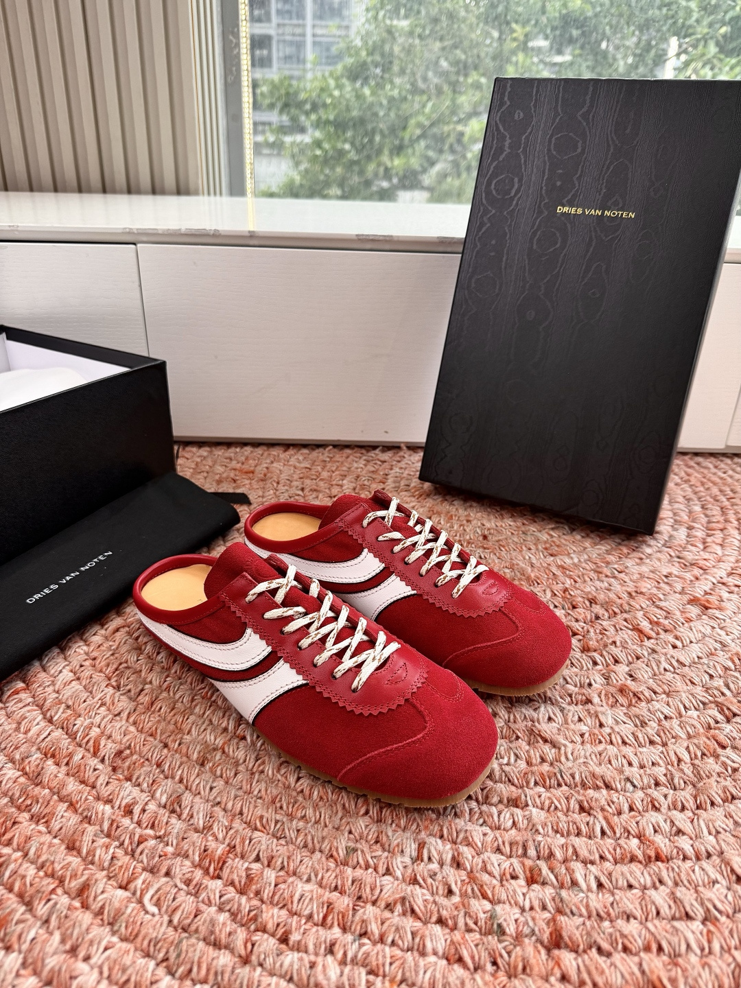 🌾所见即所得G130代购级Dries Van Noten·DVN 马拉松复古德训鞋包头拖鞋Dries V