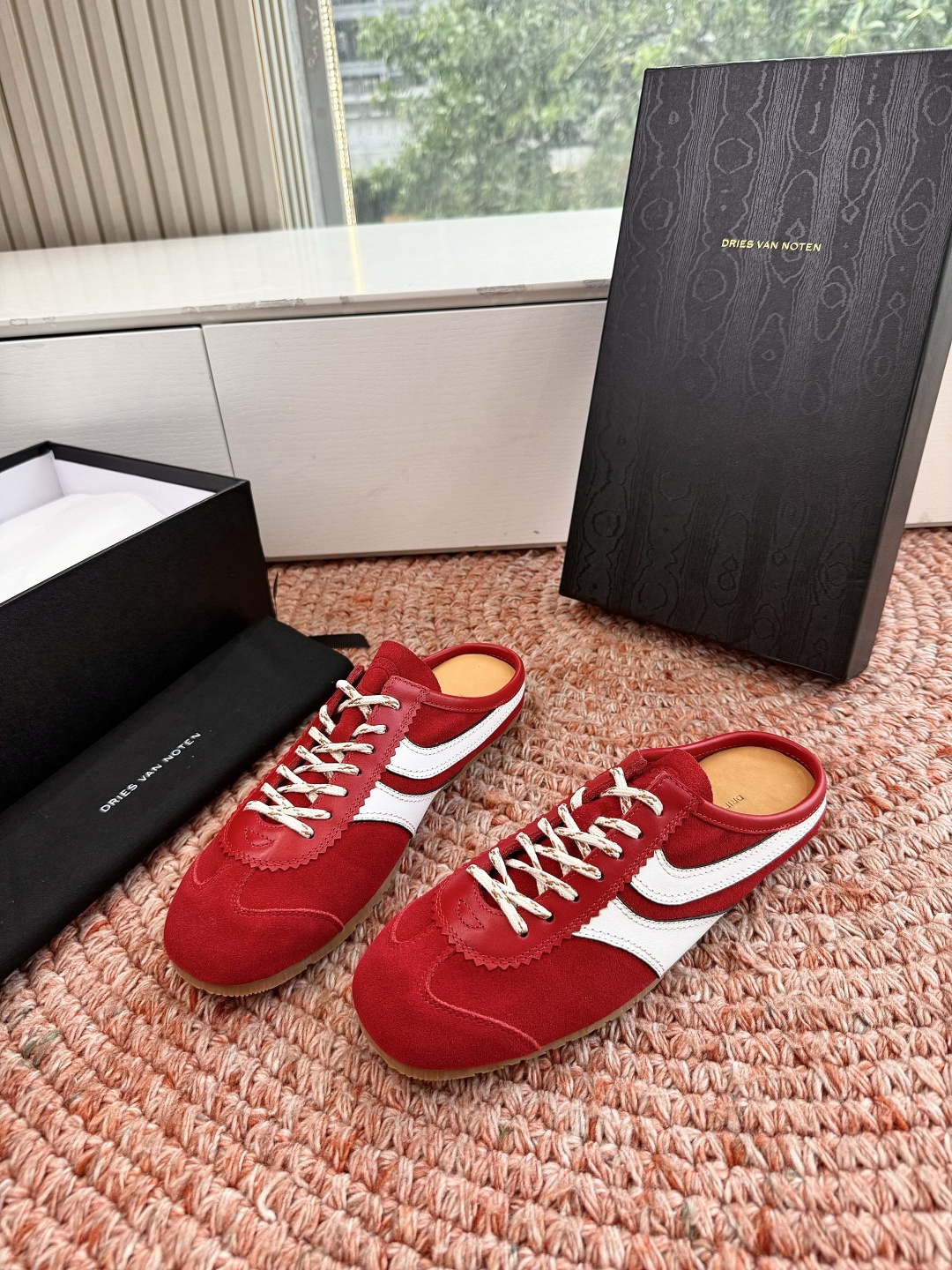 🌾所见即所得G130代购级Dries Van Noten·DVN 马拉松复古德训鞋包头拖鞋Dries V