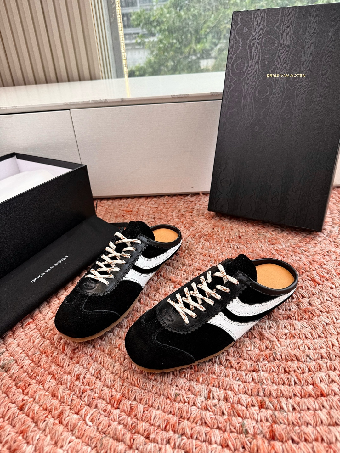 🌾所见即所得G130代购级Dries Van Noten·DVN 马拉松复古德训鞋包头拖鞋Dries V