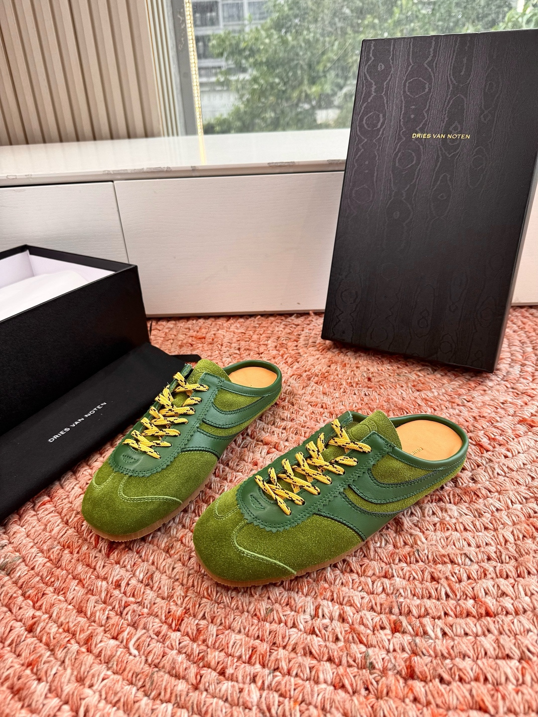 🌾所见即所得G130代购级Dries Van Noten·DVN 马拉松复古德训鞋包头拖鞋Dries V