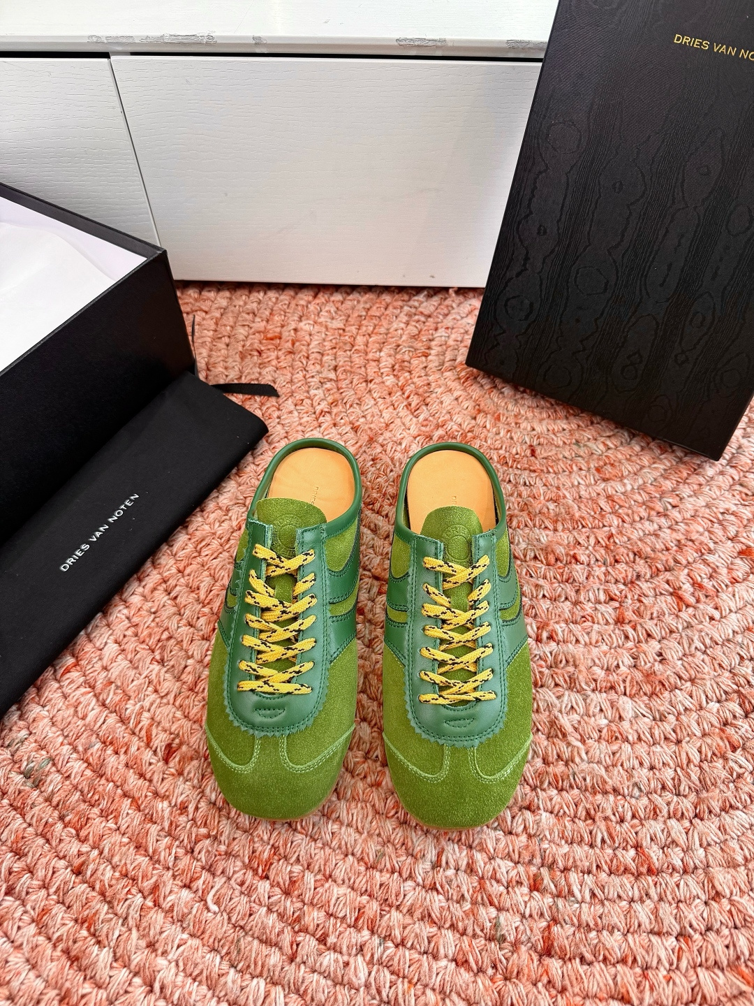 🌾所见即所得G130代购级Dries Van Noten·DVN 马拉松复古德训鞋包头拖鞋Dries V