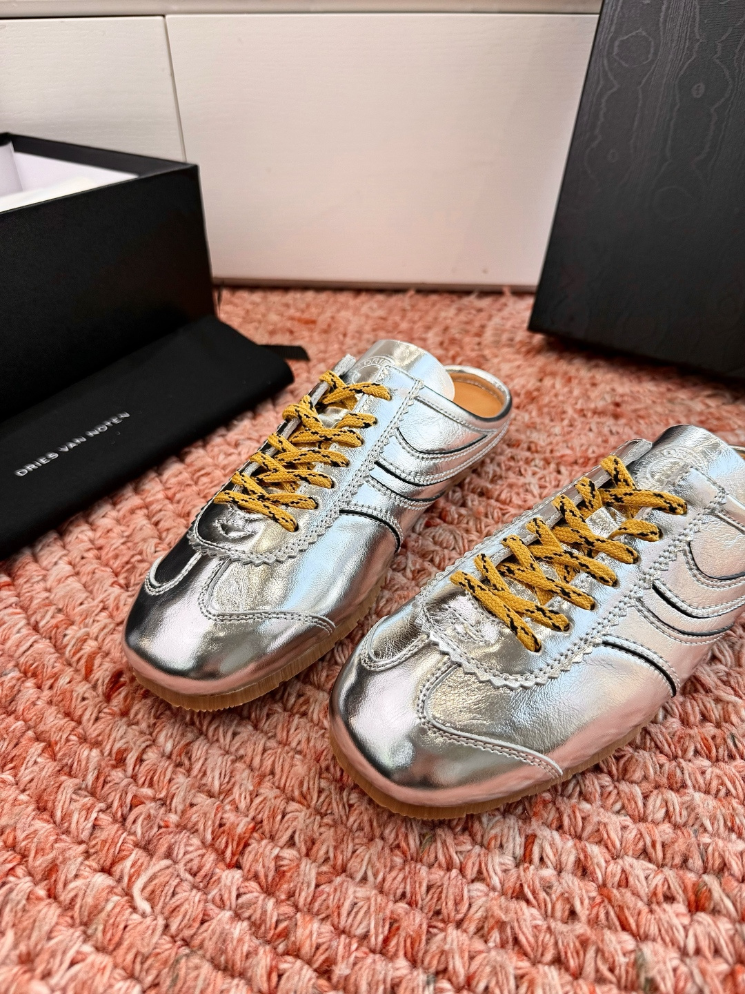 🌾所见即所得G130代购级Dries Van Noten·DVN 马拉松复古德训鞋包头拖鞋Dries V
