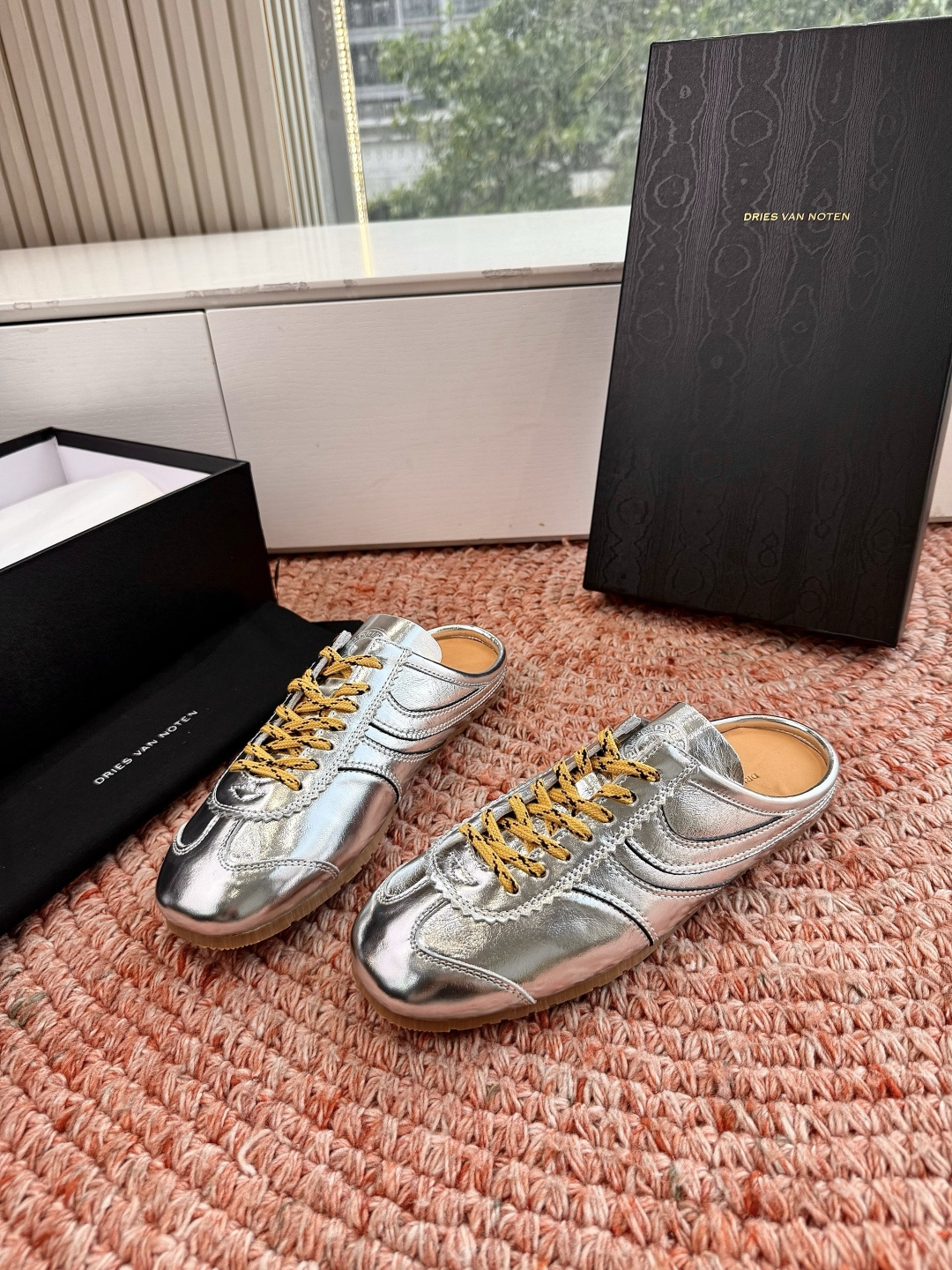 🌾所见即所得G130代购级Dries Van Noten·DVN 马拉松复古德训鞋包头拖鞋Dries V