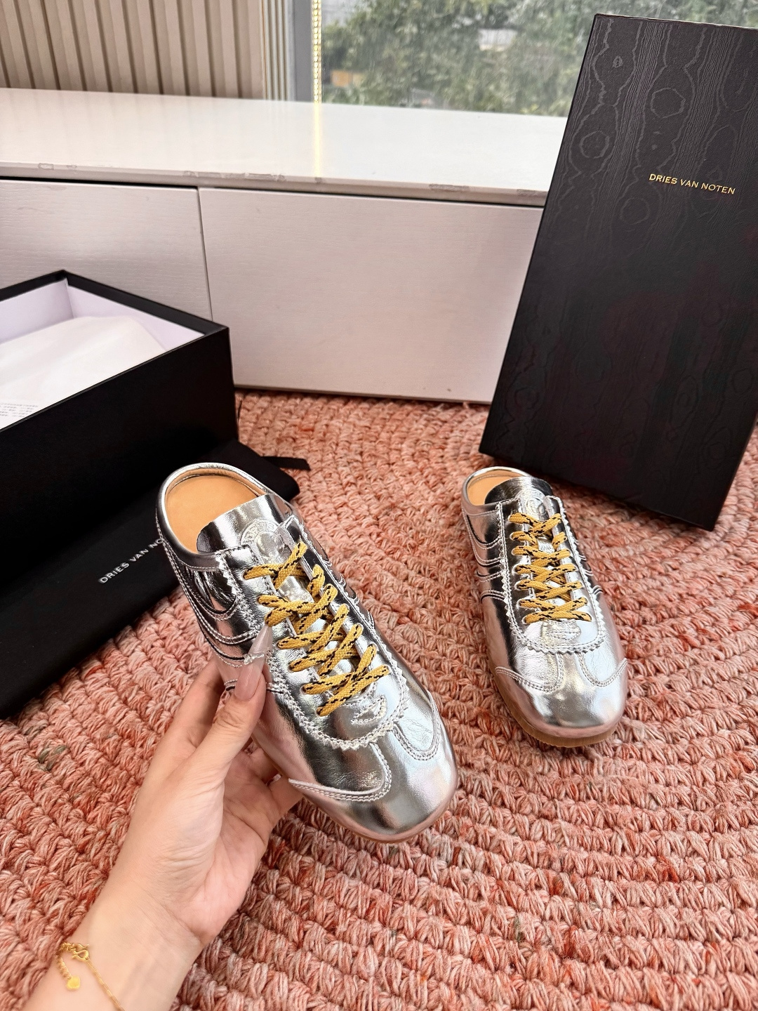 🌾所见即所得G130代购级Dries Van Noten·DVN 马拉松复古德训鞋包头拖鞋Dries V