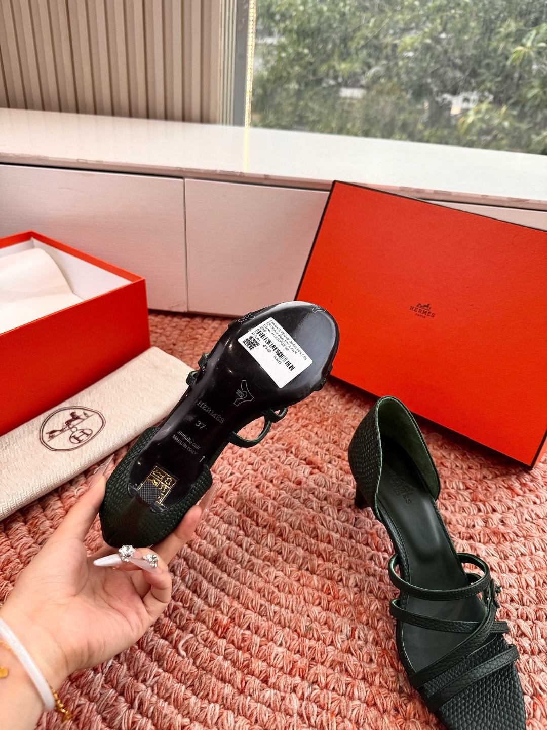 🌾G393Hermès/爱马仕2026WF新品Kelly扣细带高跟凉鞋Kelly包的传奇基因邂逅夏日步履
