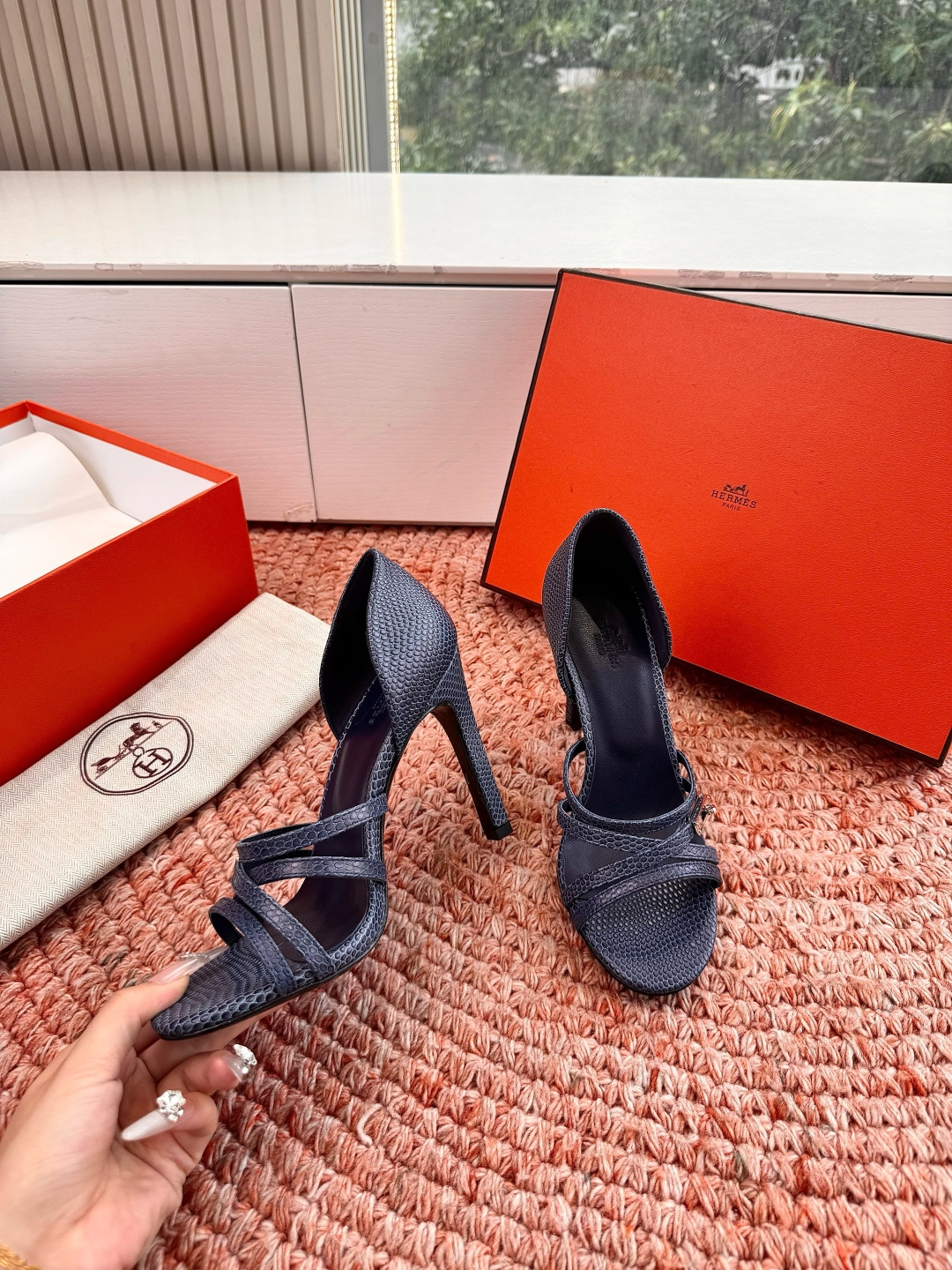 🌾G393Hermès/爱马仕2026WF新品Kelly扣细带高跟凉鞋Kelly包的传奇基因邂逅夏日步履