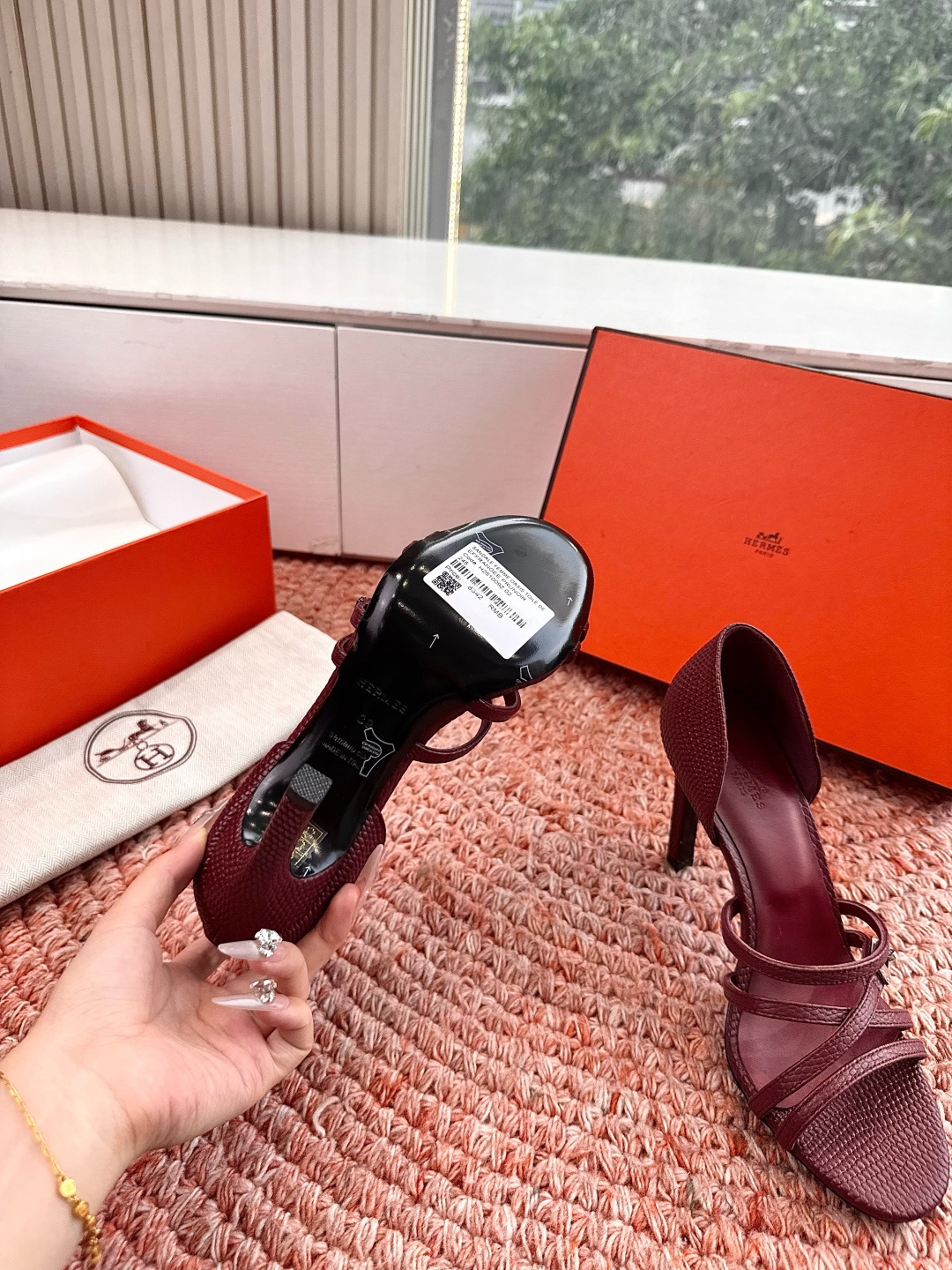🌾G393Hermès/爱马仕2026WF新品Kelly扣细带高跟凉鞋Kelly包的传奇基因邂逅夏日步履