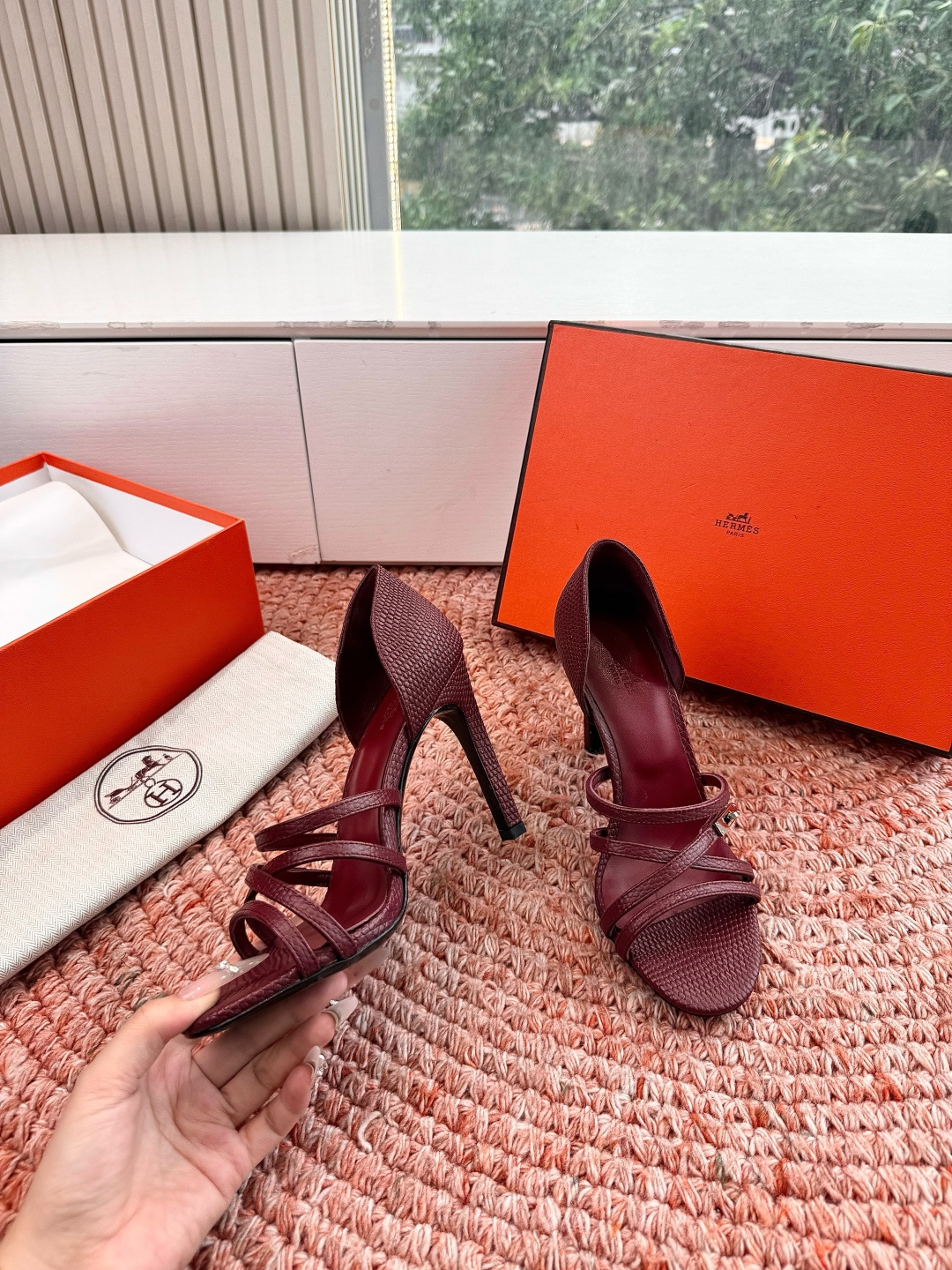 🌾G393Hermès/爱马仕2026WF新品Kelly扣细带高跟凉鞋Kelly包的传奇基因邂逅夏日步履