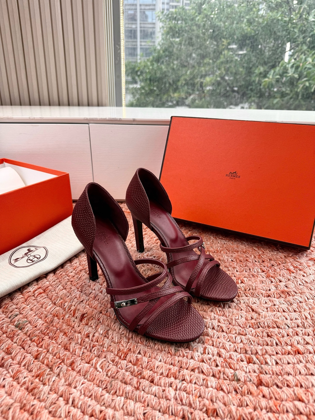 🌾G393Hermès/爱马仕2026WF新品Kelly扣细带高跟凉鞋Kelly包的传奇基因邂逅夏日步履