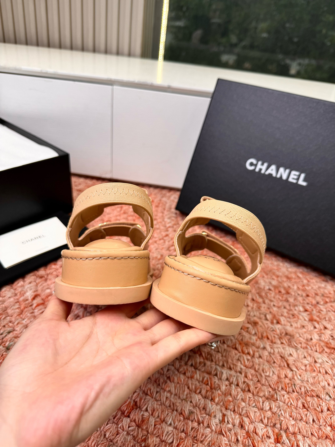 🌾G273顶级Chanel 2026ss小香沙滩凉鞋 顶级专柜品质 每年必入的经典款之一！最新出双C金属