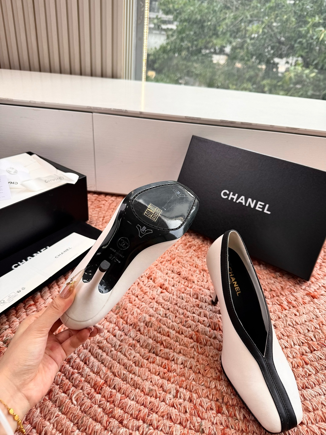 🌾G238所见即所得代购级CHANE*2026香奈儿早春爆品编织玛丽珍包头单鞋妥妥的自留款！！比经典款S