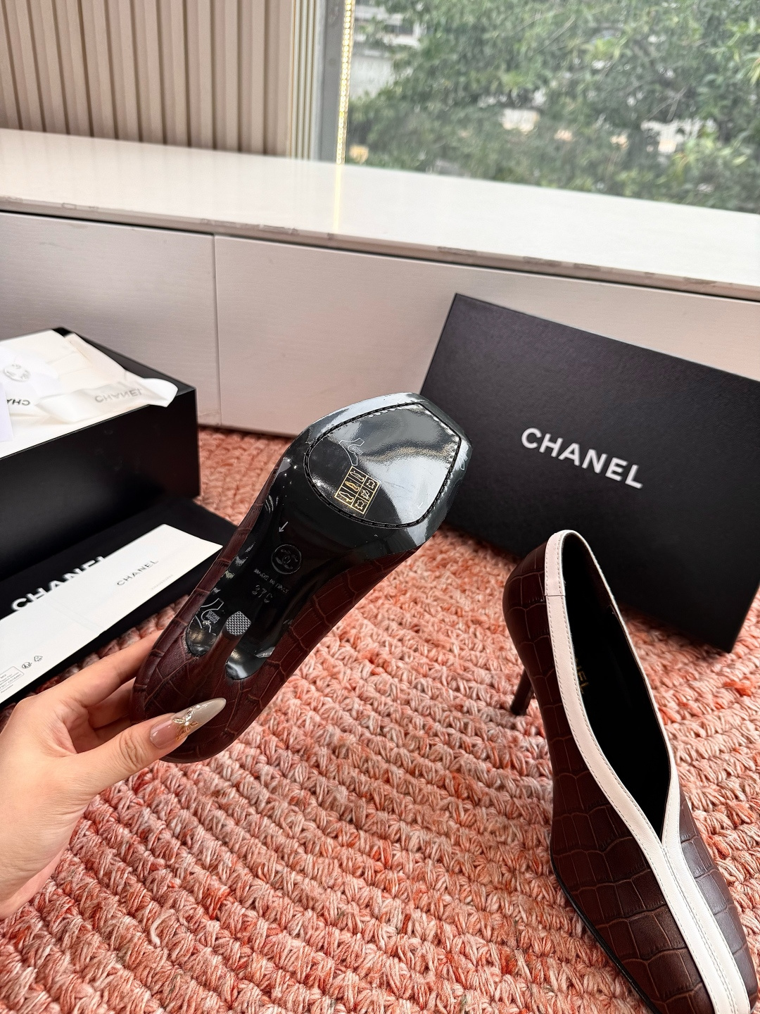 🌾G238所见即所得代购级CHANE*2026香奈儿早春爆品编织玛丽珍包头单鞋妥妥的自留款！！比经典款S