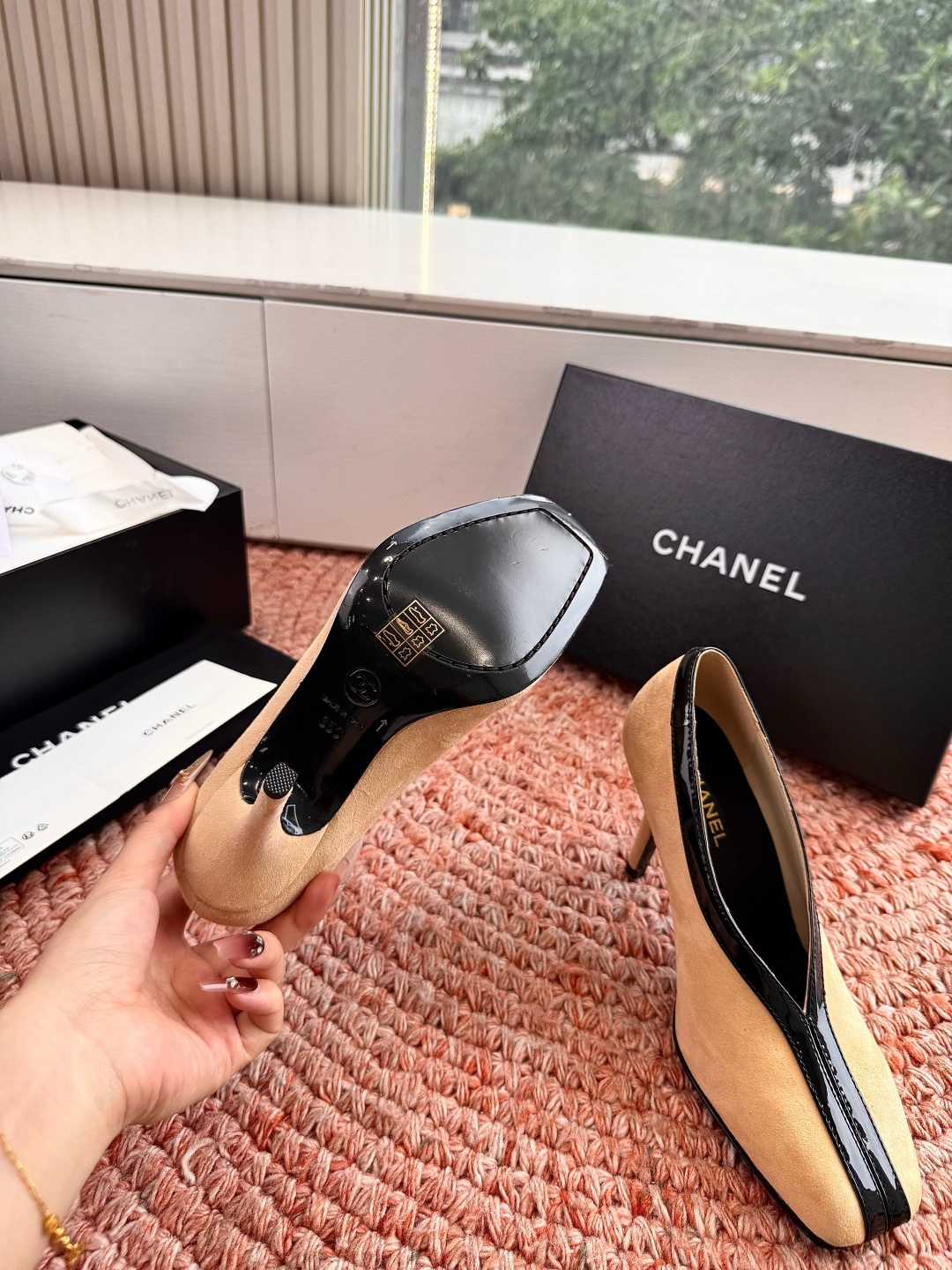 🌾G238所见即所得代购级CHANE*2026香奈儿早春爆品编织玛丽珍包头单鞋妥妥的自留款！！比经典款S