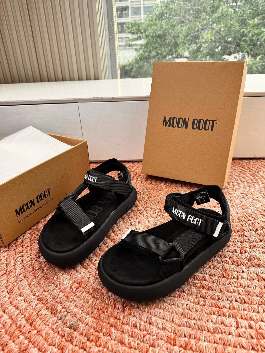 🌾G275顶级品质MOoNBOOT 高奢夏季新款凉鞋 厚底增高气质沙滩凉鞋 原版购入开发 。无法抗拒的精