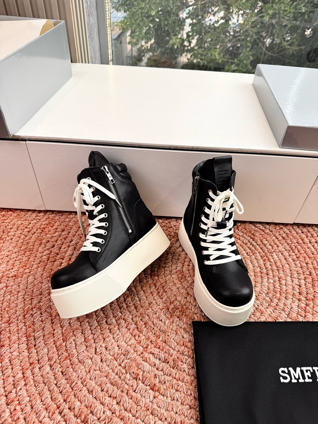 🌾所见即所得G029顶级版SMFK十字2026新款厚底运动鞋切尔西短靴👟专柜断货王，一眼心动💓质感拉满，
