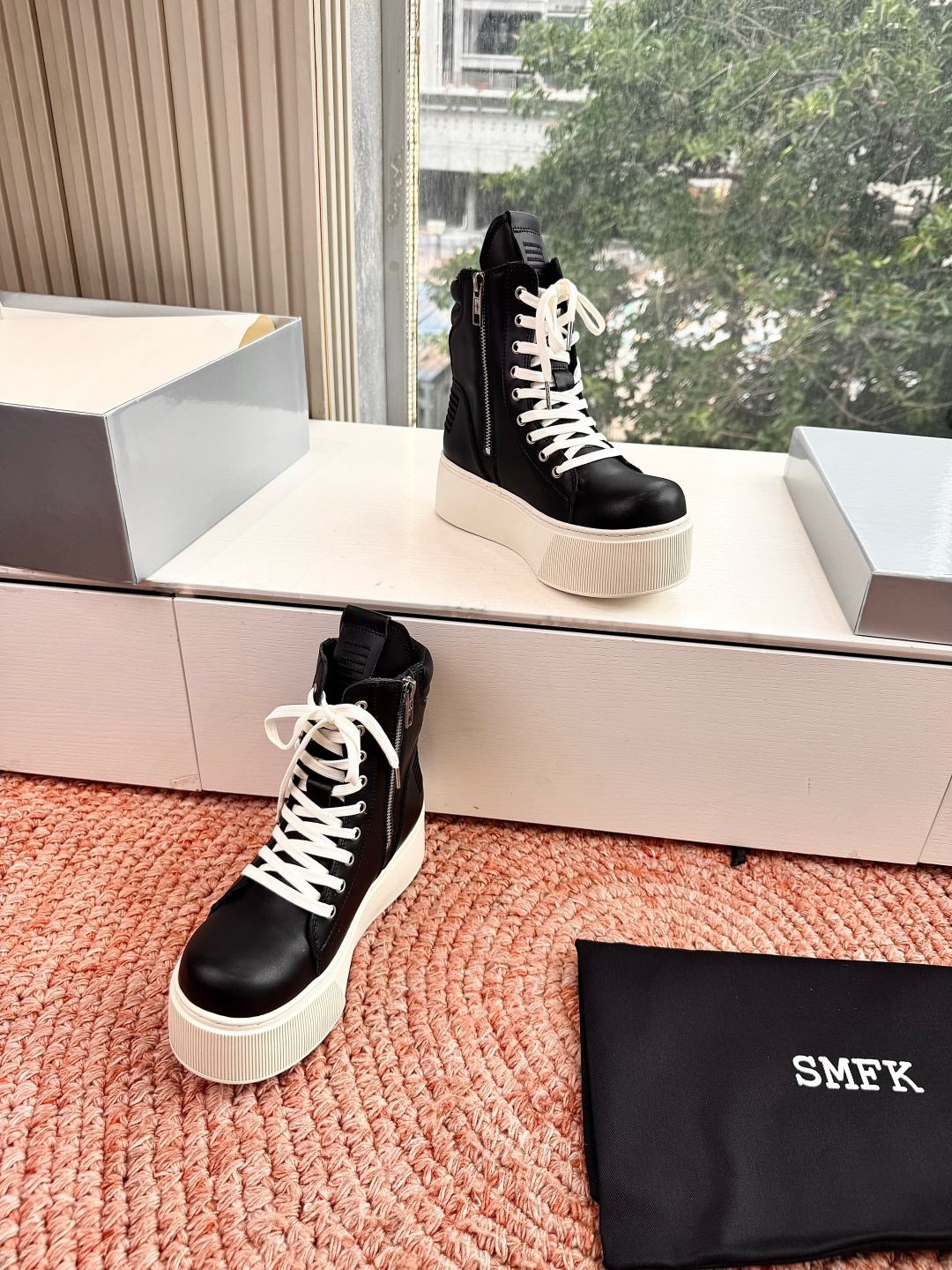 🌾所见即所得G029顶级版SMFK十字2026新款厚底运动鞋切尔西短靴👟专柜断货王，一眼心动💓质感拉满，