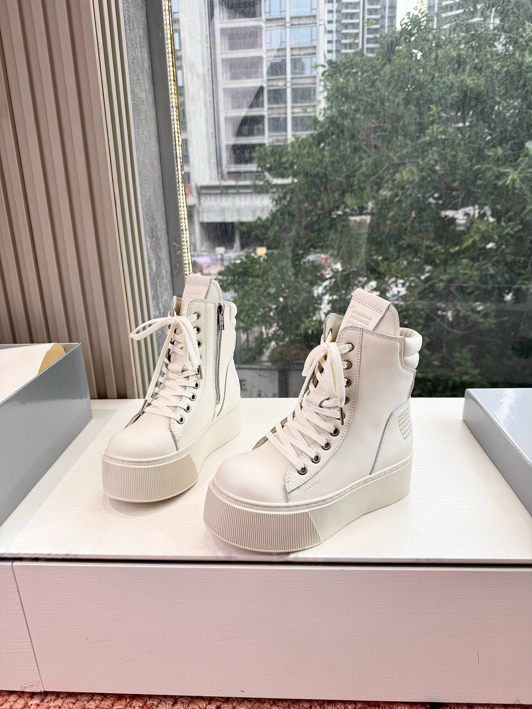 🌾所见即所得G029顶级版SMFK十字2026新款厚底运动鞋切尔西短靴👟专柜断货王，一眼心动💓质感拉满，