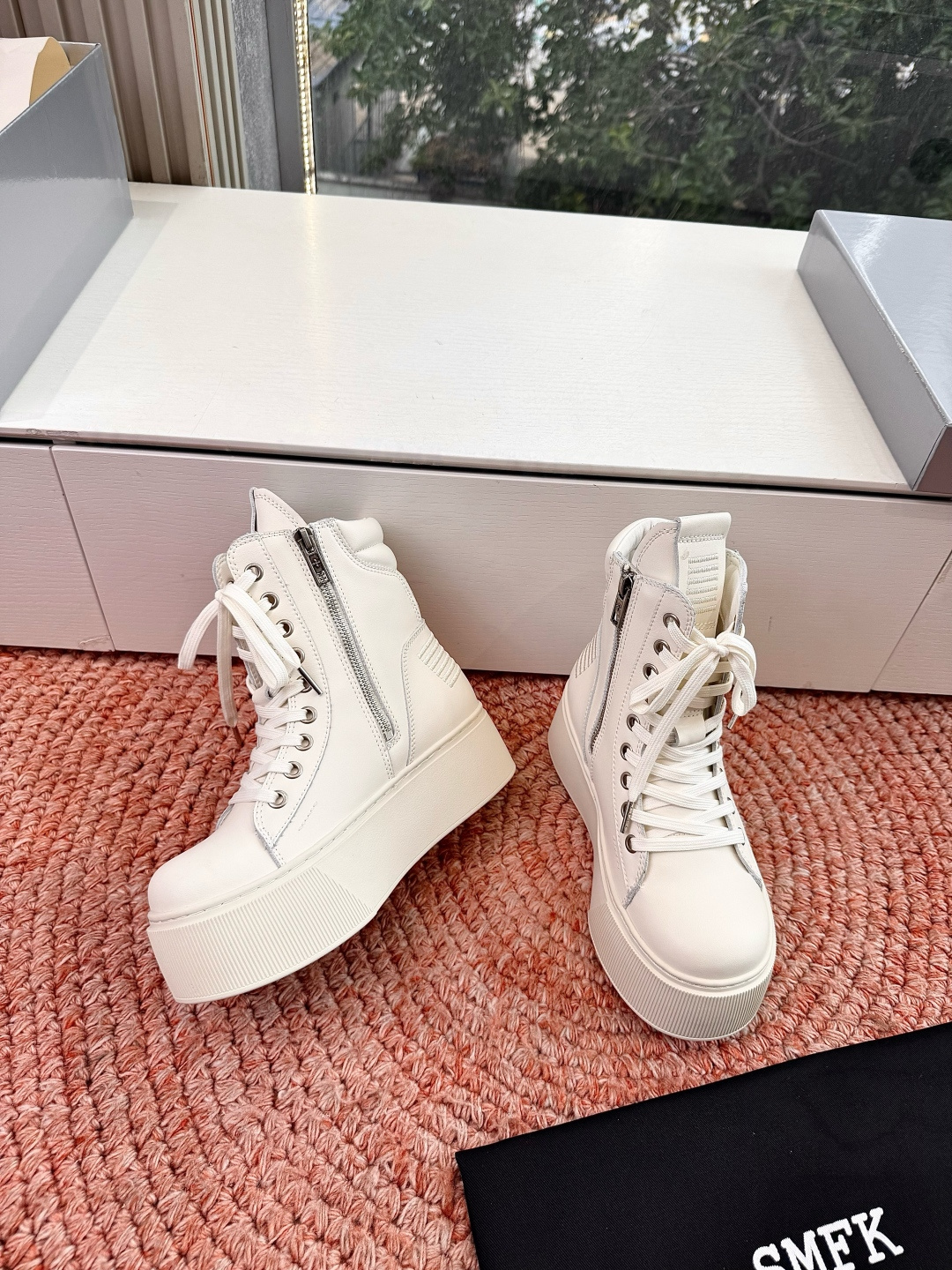 🌾所见即所得G029顶级版SMFK十字2026新款厚底运动鞋切尔西短靴👟专柜断货王，一眼心动💓质感拉满，