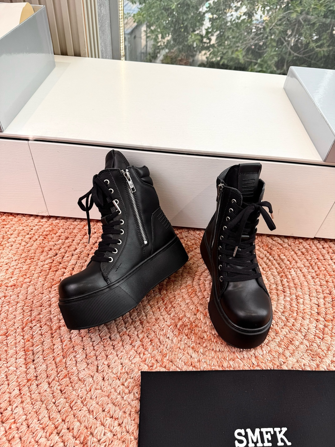 🌾所见即所得G029顶级版SMFK十字2026新款厚底运动鞋切尔西短靴👟专柜断货王，一眼心动💓质感拉满，