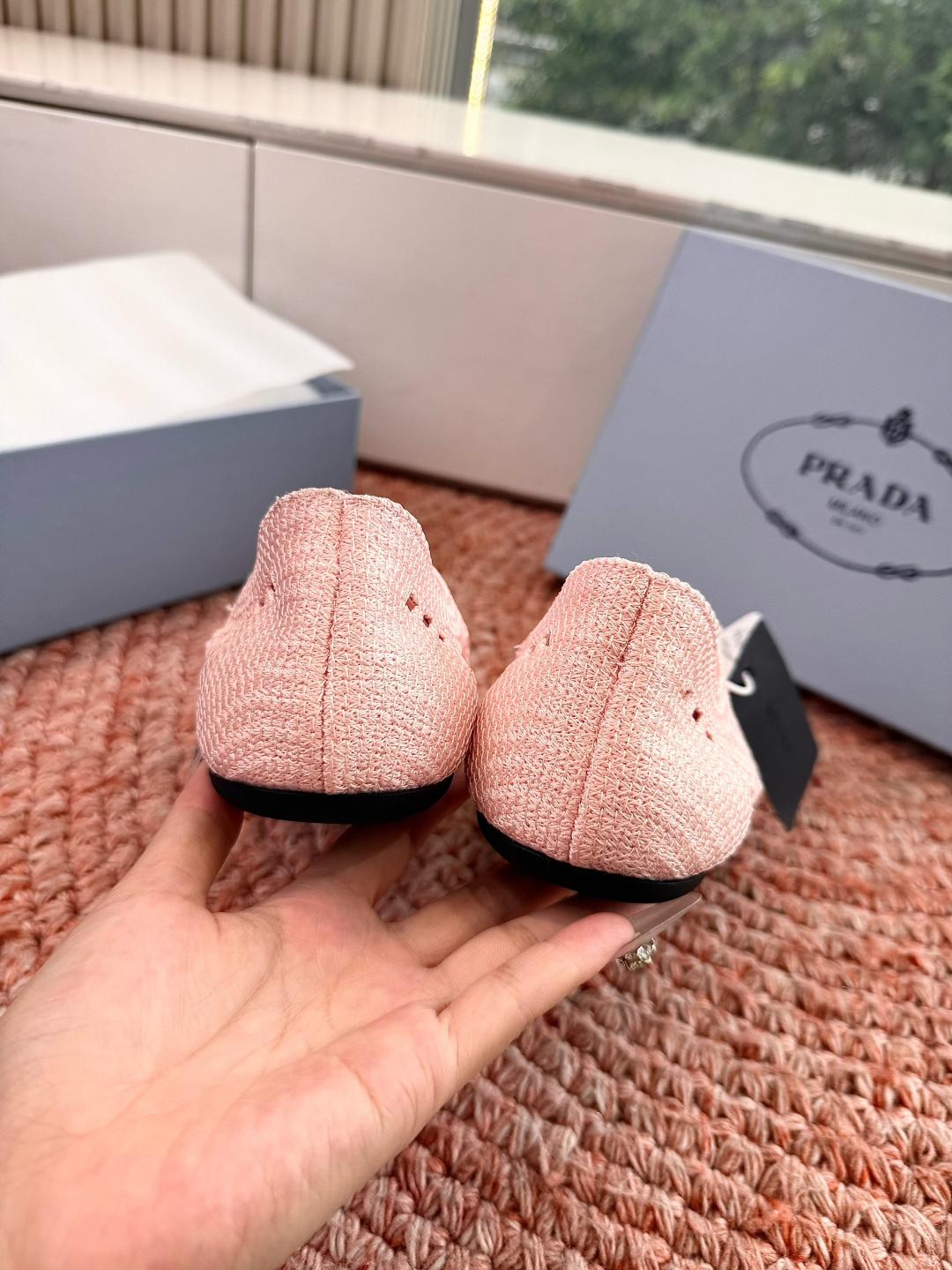 🌾G036Prada普拉达2026夏季新品缕空网休闲鞋 一双