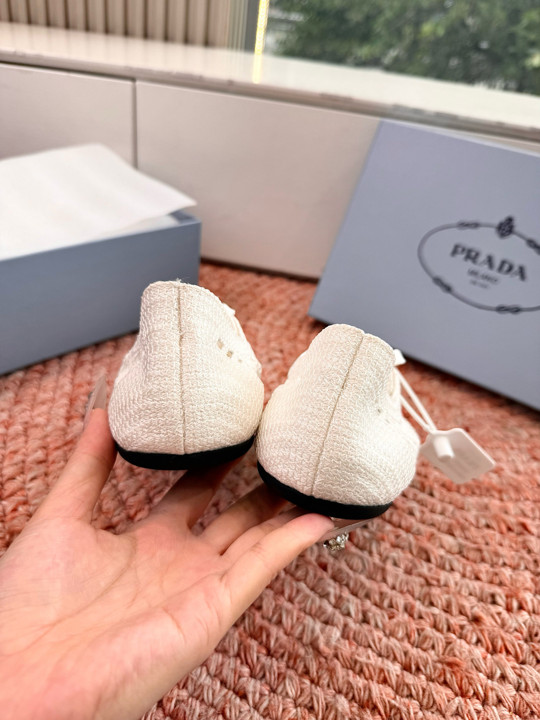🌾G036Prada普拉达2026夏季新品缕空网休闲鞋 一双
