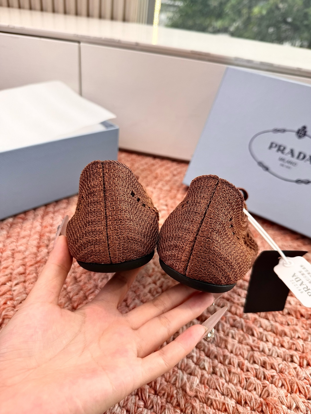 🌾G036Prada普拉达2026夏季新品缕空网休闲鞋 一双