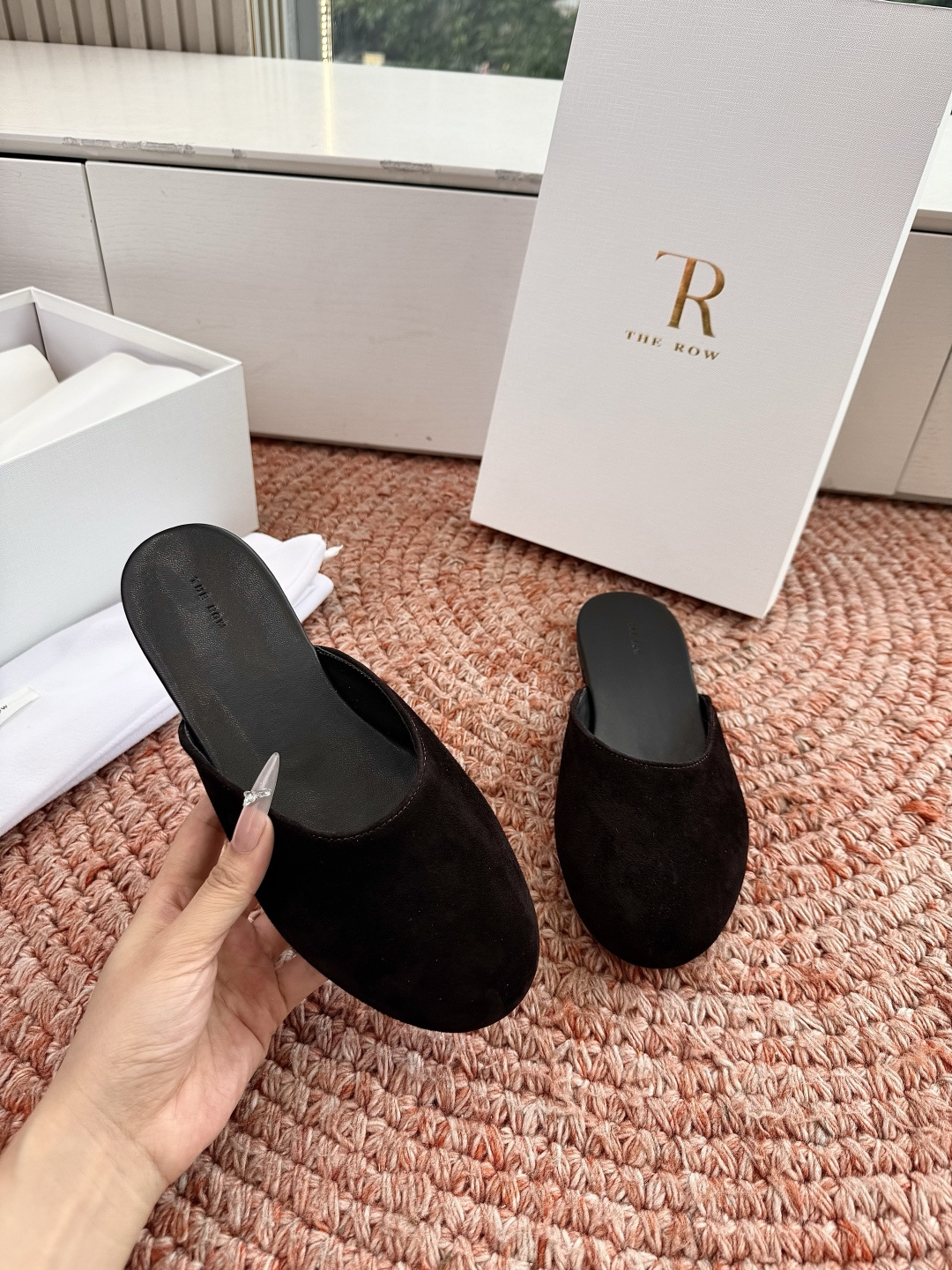 🌾G028所见即所得The row2026新款穆勒鞋单鞋看到会做到这么精细、而且对脚的包容性特别强，把脚