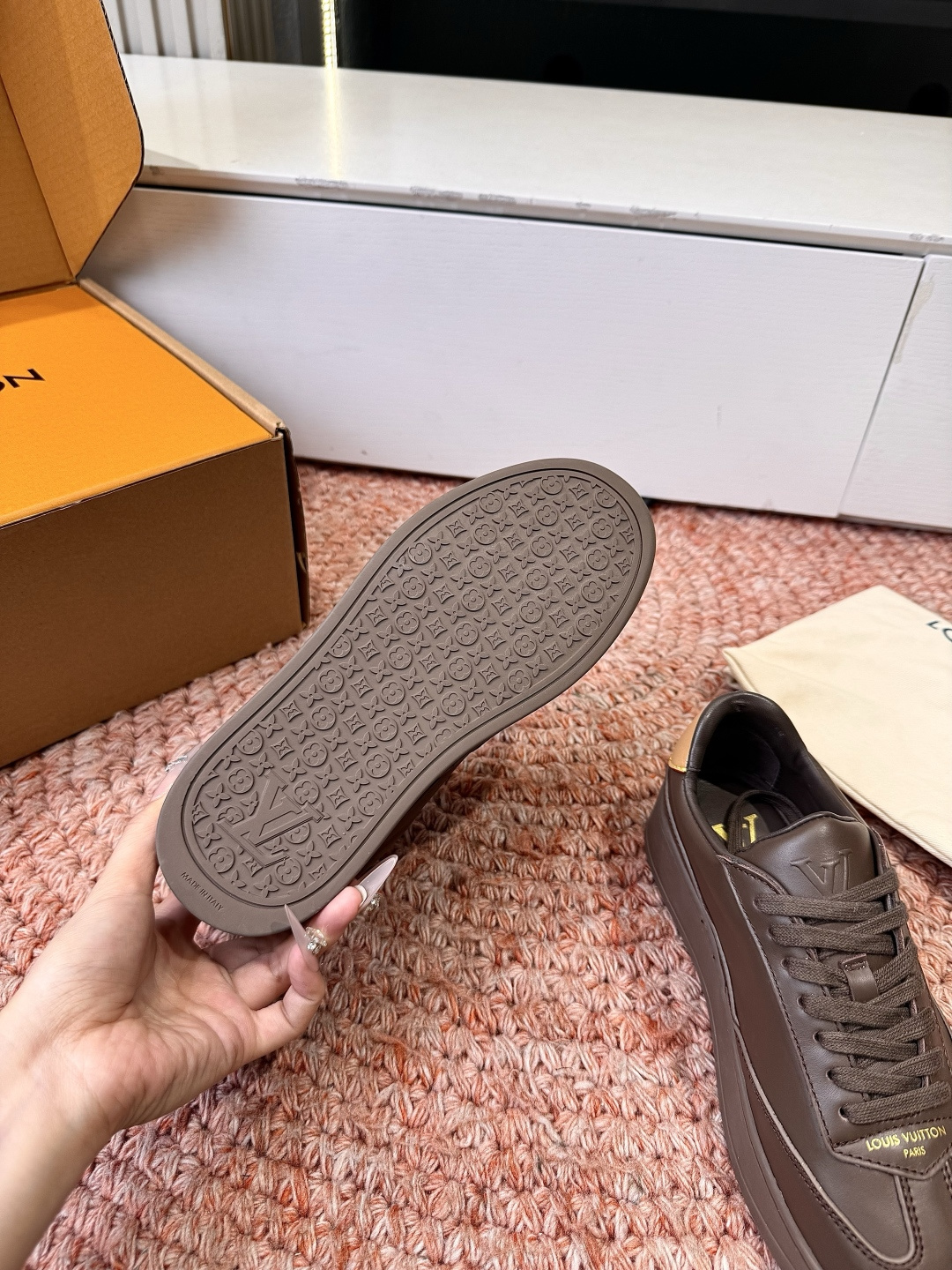 🌾G278所见即所得2026年春夏秀场上推出的 LV Footprint Soccer 芭蕾运动鞋是 P