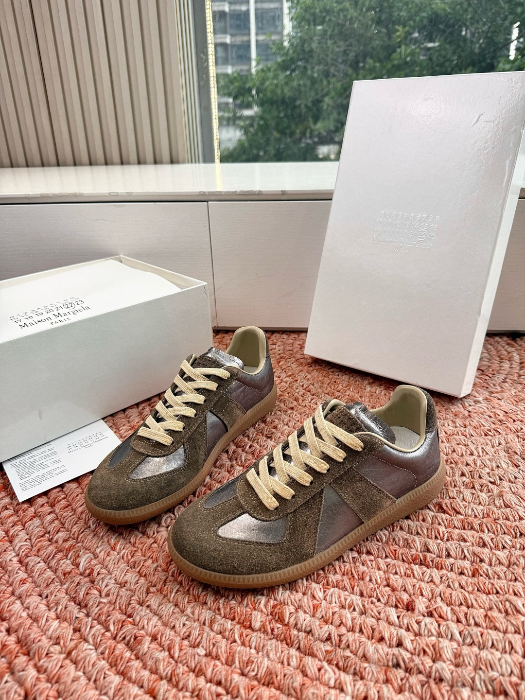 🌾G035顶级版本 代购级别马吉拉饼干鞋MaisonMargiela MM6德训休闲鞋💥鬼才设计师品牌，