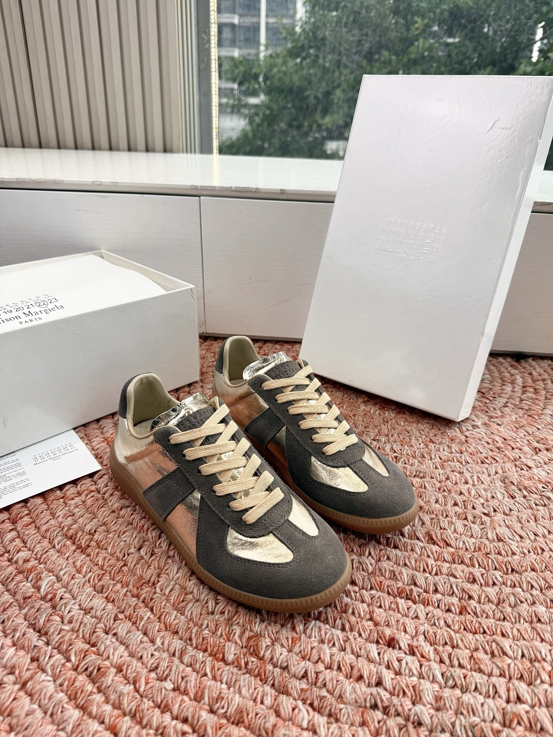 🌾G035顶级版本 代购级别马吉拉饼干鞋MaisonMargiela MM6德训休闲鞋💥鬼才设计师品牌，
