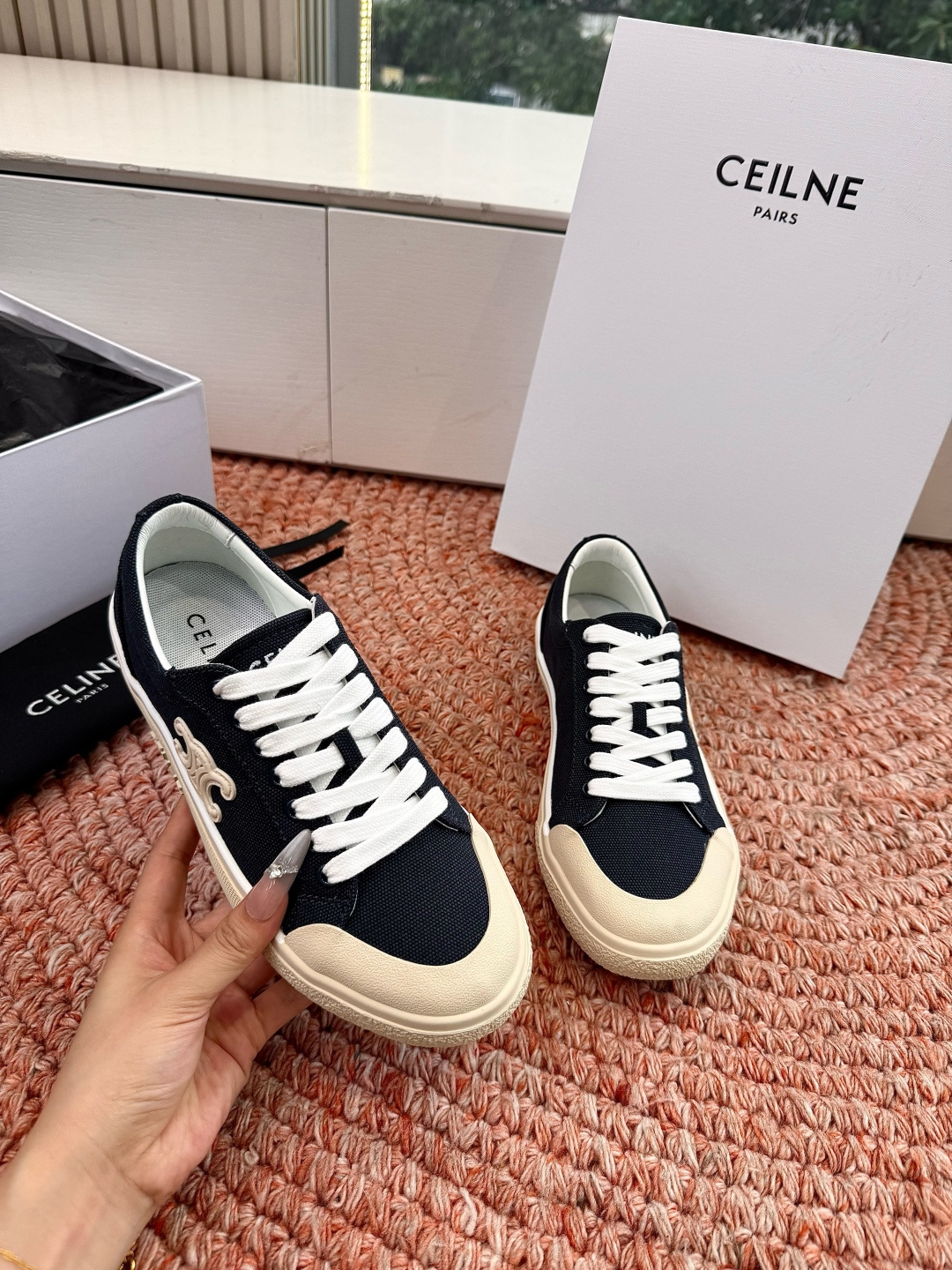🌾😃所见即所得G039代购级别CELINE思琳赛琳CELINE RUNNER CR-03运动鞋👟鞋舌和鞋