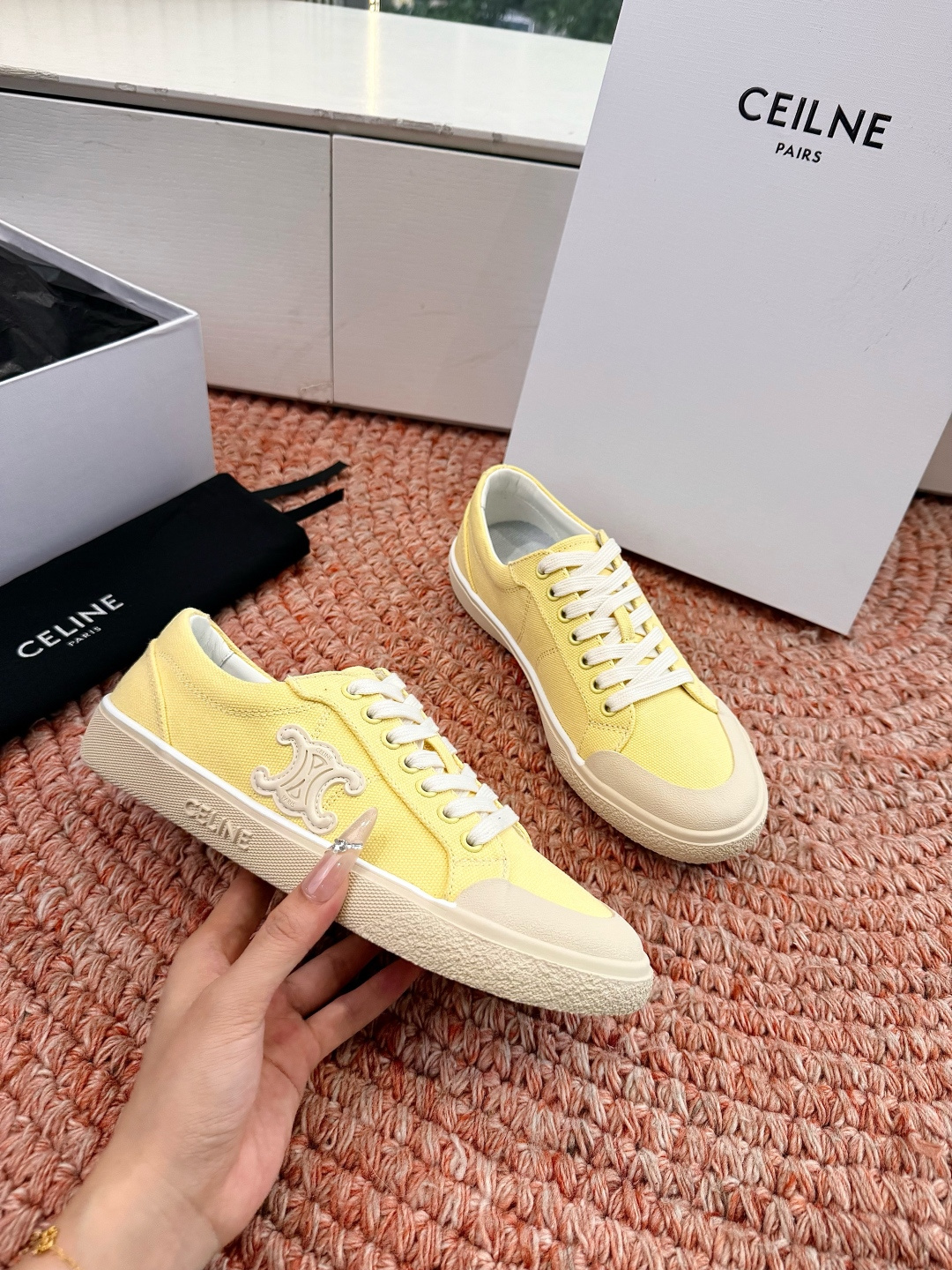 🌾😃所见即所得G039代购级别CELINE思琳赛琳CELINE RUNNER CR-03运动鞋👟鞋舌和鞋