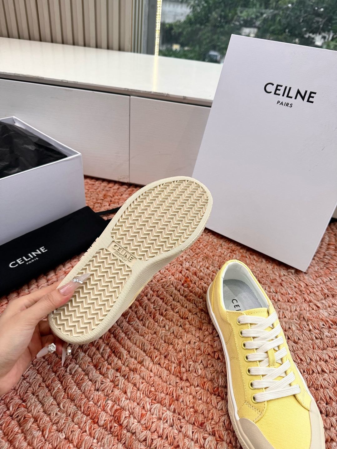 🌾😃所见即所得G039代购级别CELINE思琳赛琳CELINE RUNNER CR-03运动鞋👟鞋舌和鞋